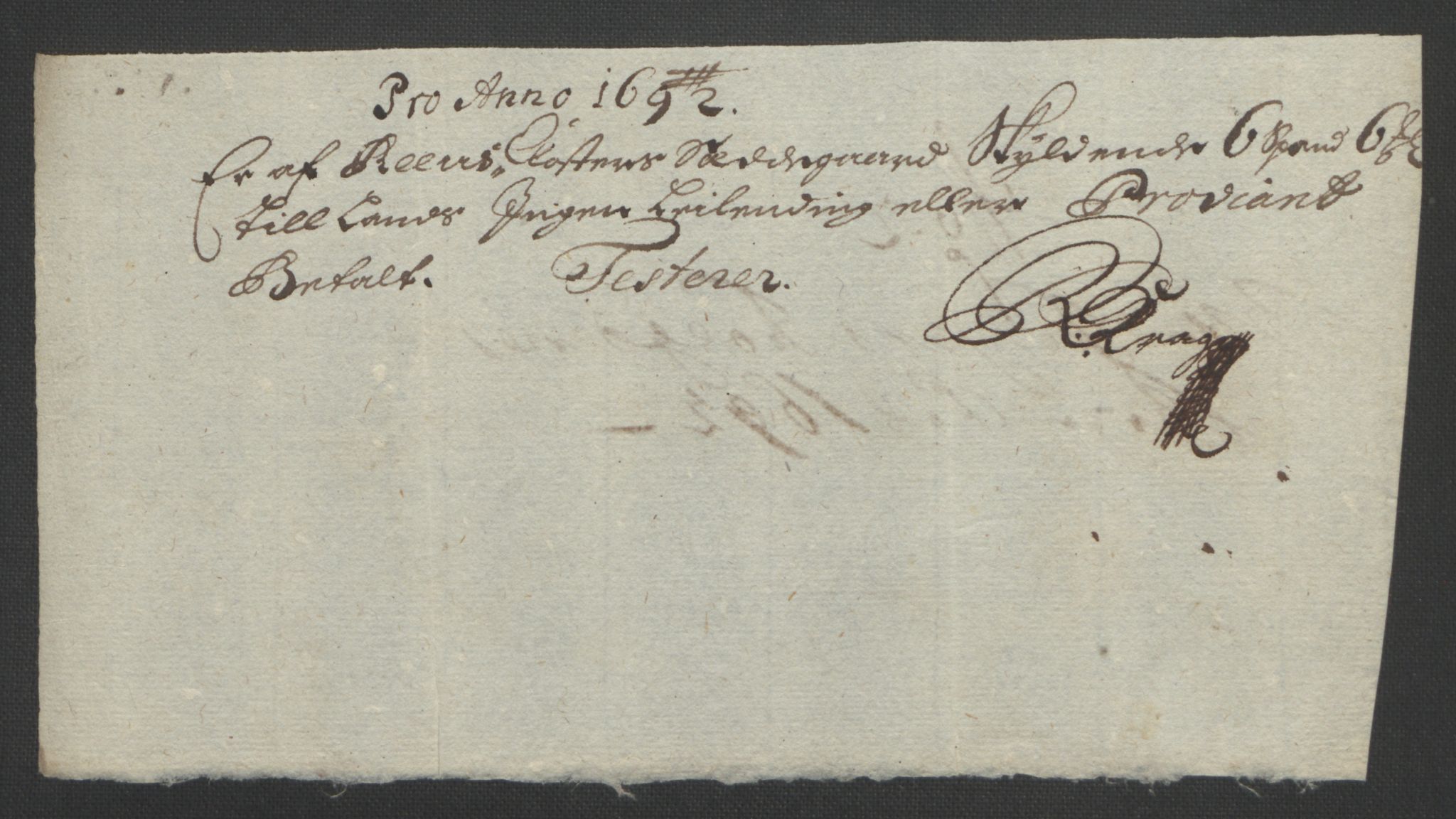 Rentekammeret inntil 1814, Reviderte regnskaper, Fogderegnskap, RA/EA-4092/R57/L3849: Fogderegnskap Fosen, 1692-1693, p. 256