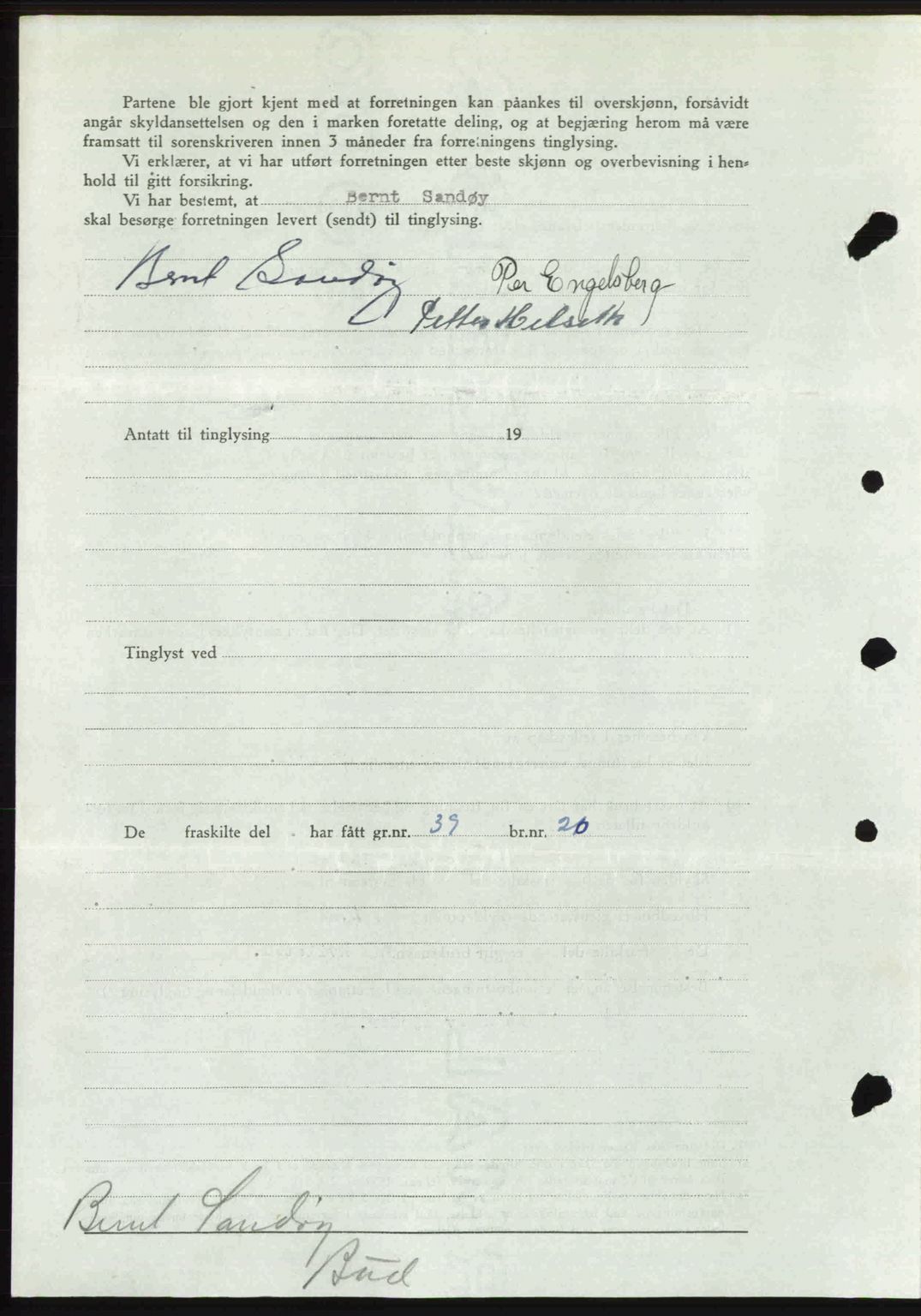 Romsdal sorenskriveri, AV/SAT-A-4149/1/2/2C: Mortgage book no. A27, 1948-1948, Diary no: : 2490/1948