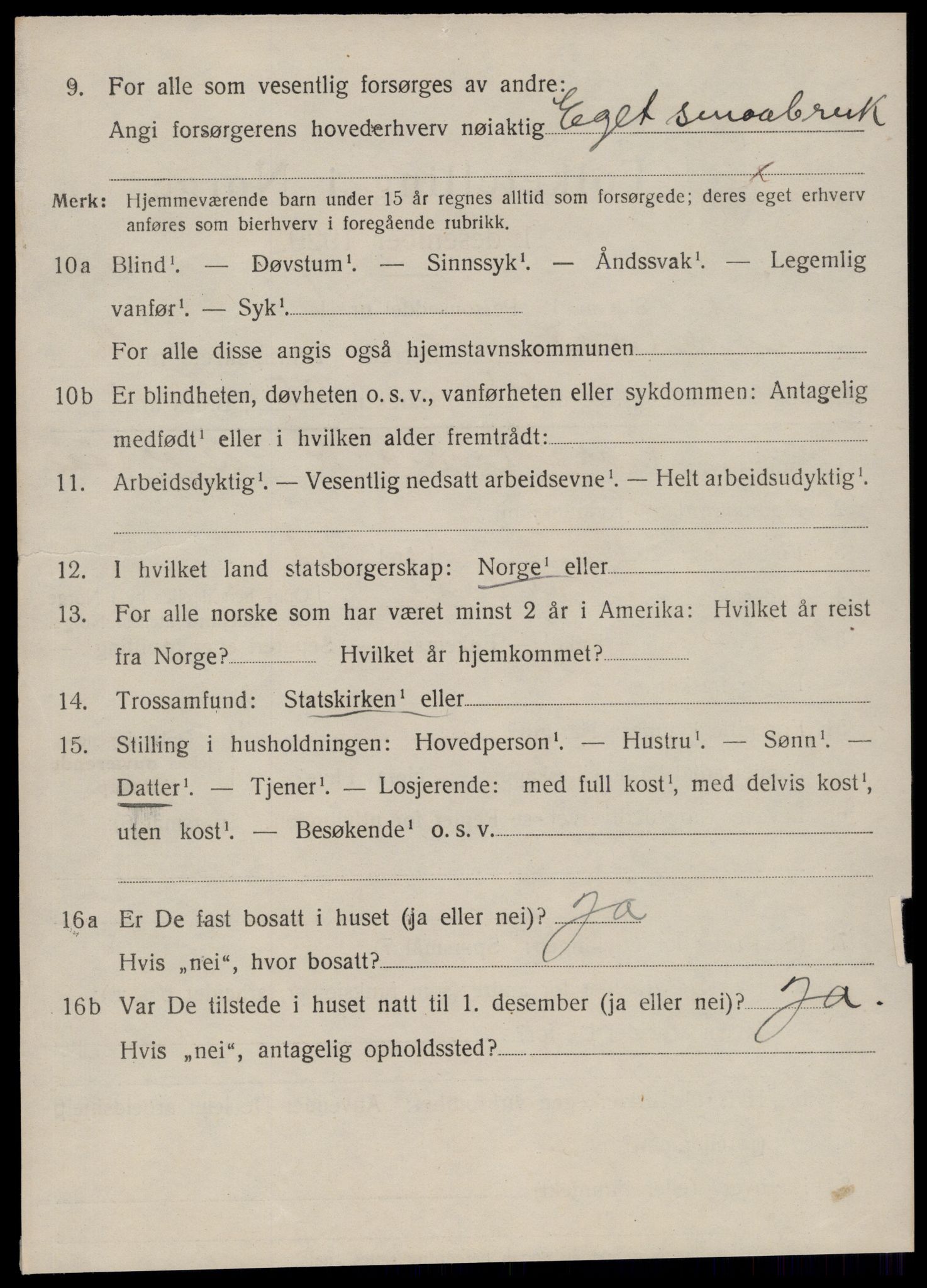 SAT, 1920 census for Norddal, 1920, p. 1968