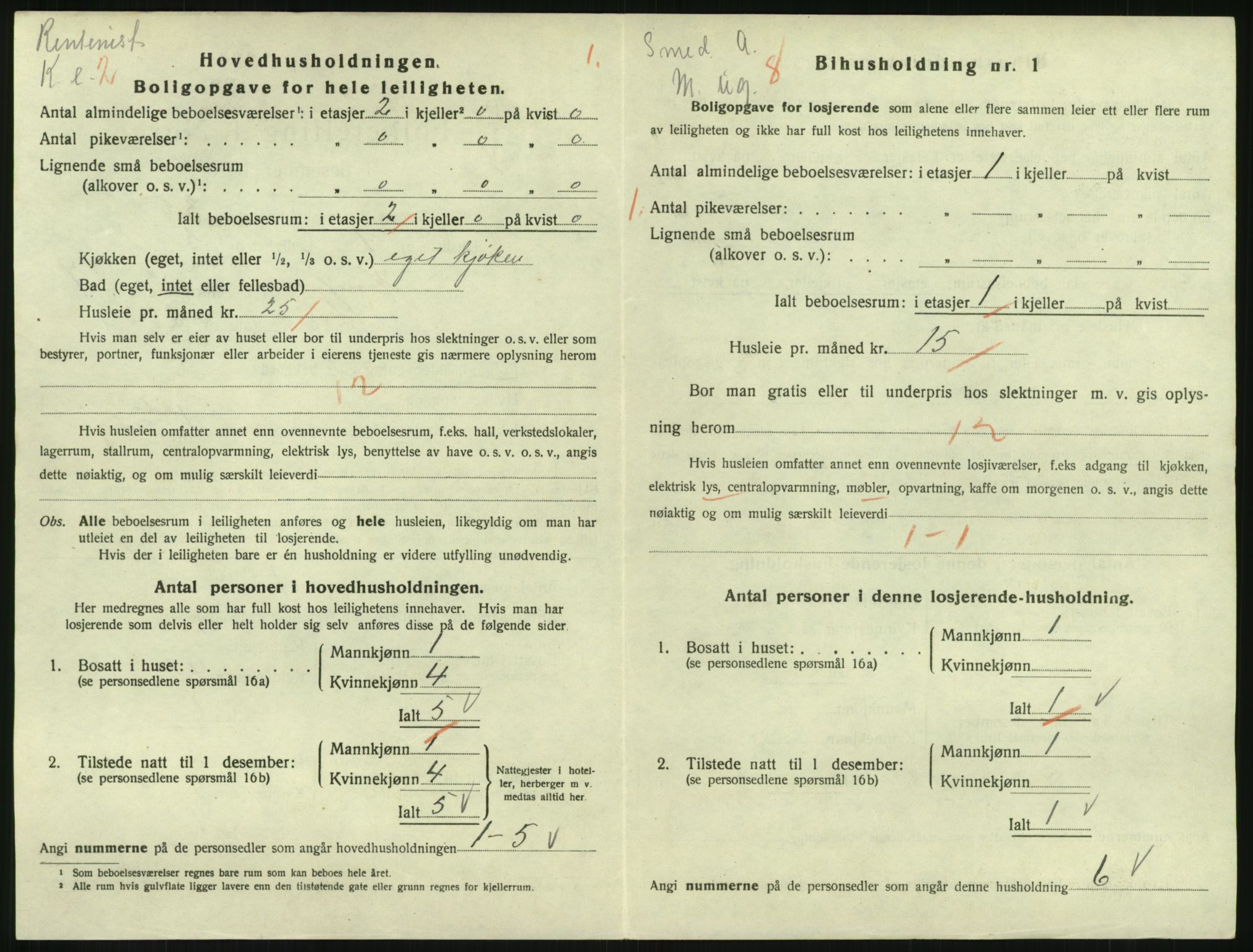 SAKO, 1920 census for Hønefoss, 1920, p. 2123