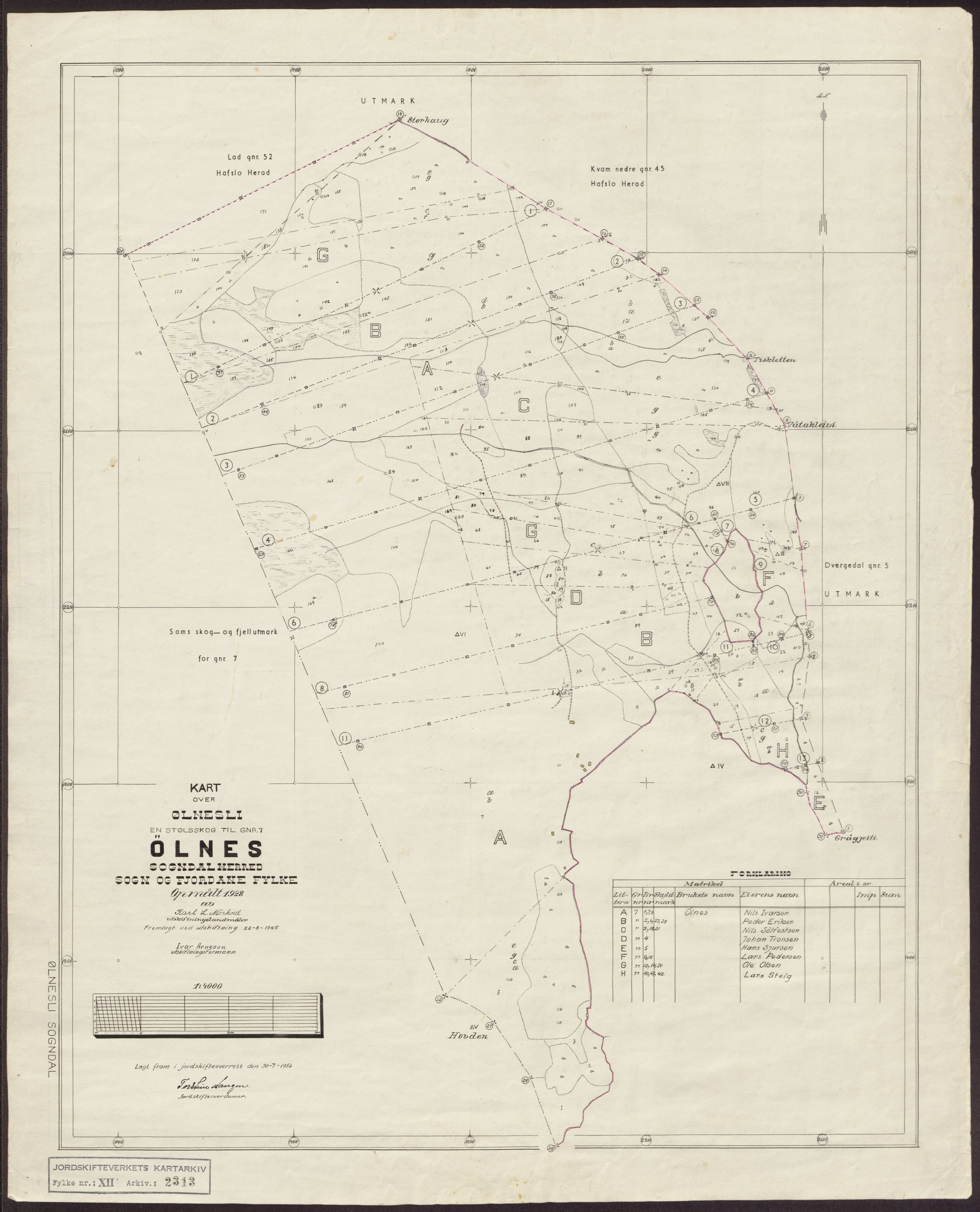 Jordskifteverkets kartarkiv, AV/RA-S-3929/T, 1859-1988, p. 2830