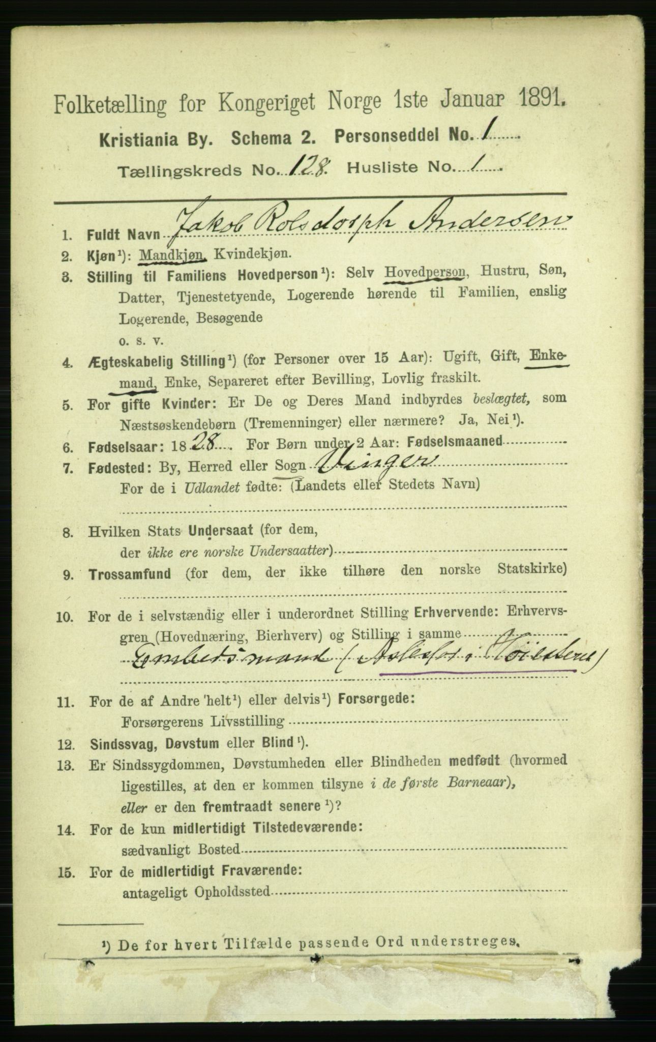 RA, 1891 census for 0301 Kristiania, 1891, p. 68586
