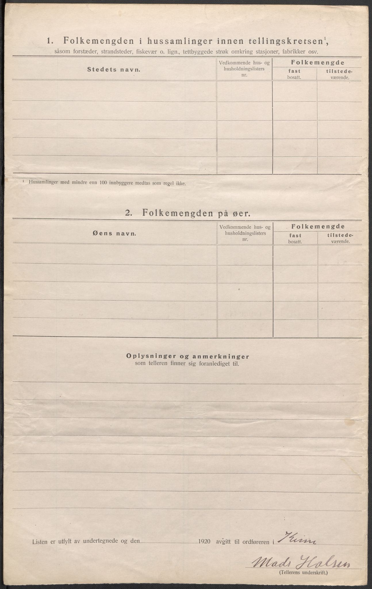 SAB, 1920 census for Kinn, 1920, p. 61