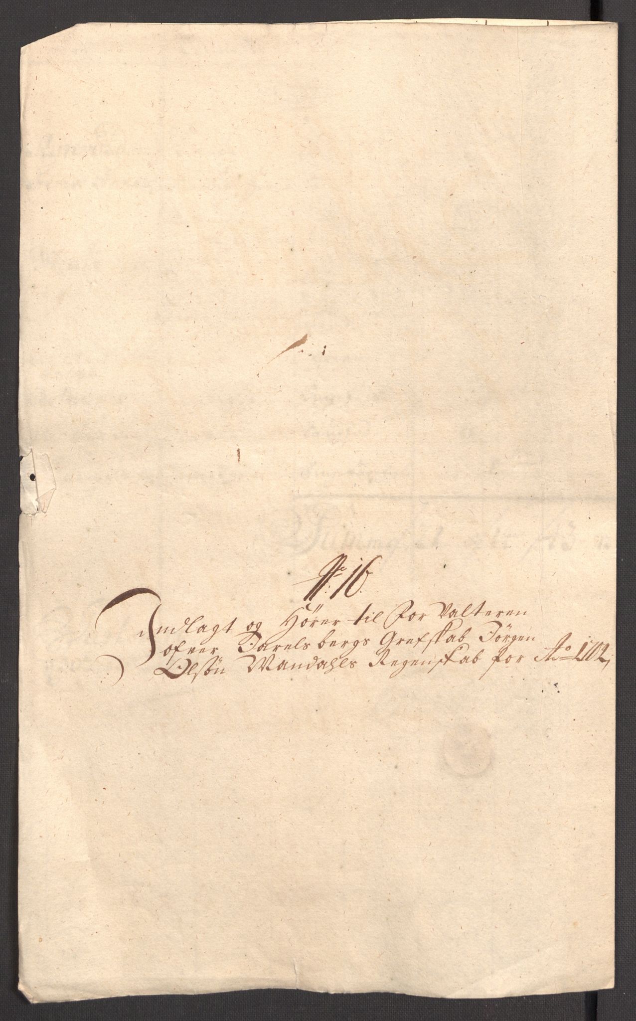 Rentekammeret inntil 1814, Reviderte regnskaper, Fogderegnskap, RA/EA-4092/R32/L1871: Fogderegnskap Jarlsberg grevskap, 1703-1705, p. 340