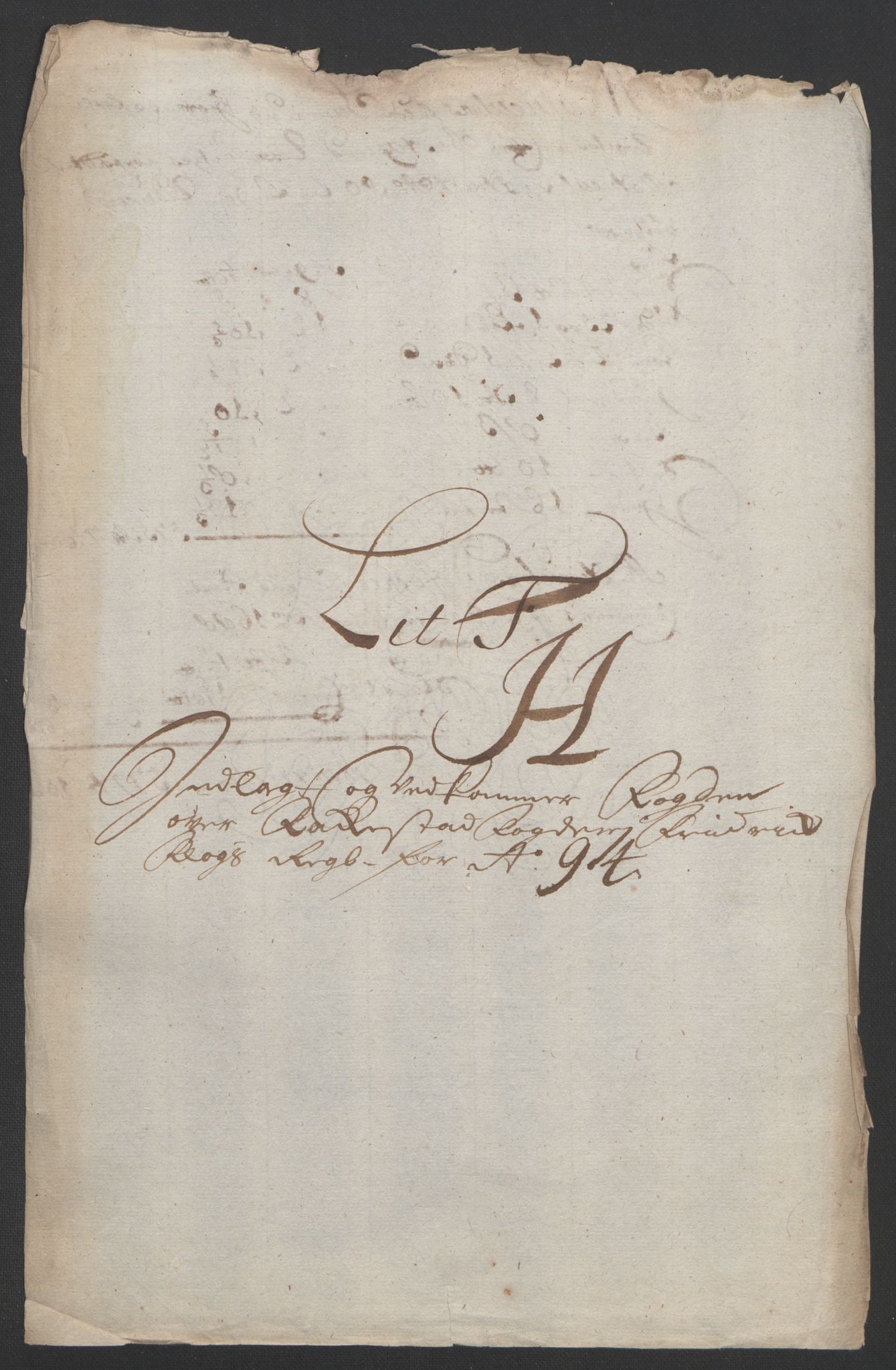 Rentekammeret inntil 1814, Reviderte regnskaper, Fogderegnskap, RA/EA-4092/R07/L0284: Fogderegnskap Rakkestad, Heggen og Frøland, 1694, p. 218