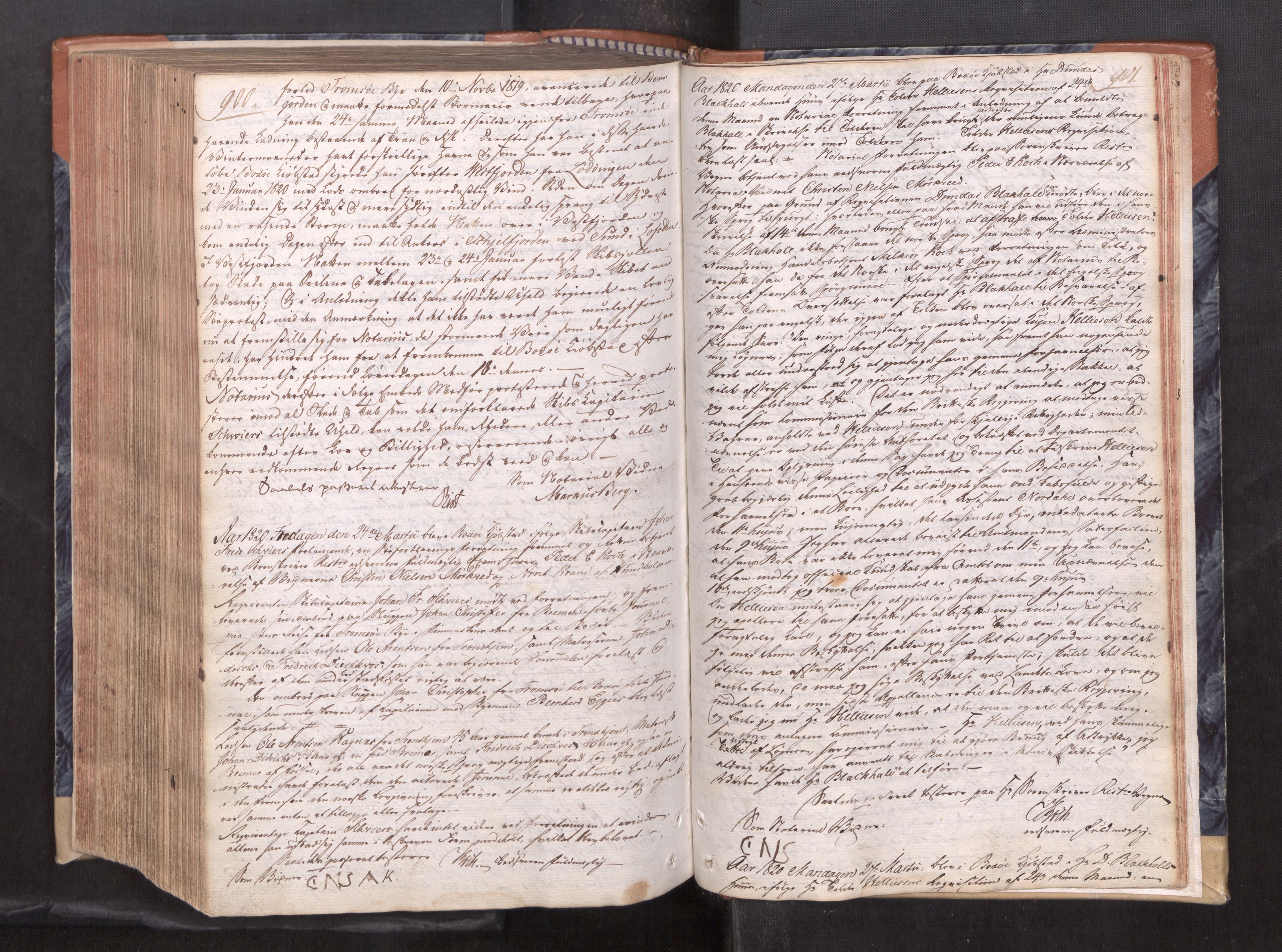 Salten sorenskriveri, AV/SAT-A-4578/1/1/1A/L0019: Tingbok, 1809-1820, p. 900-901