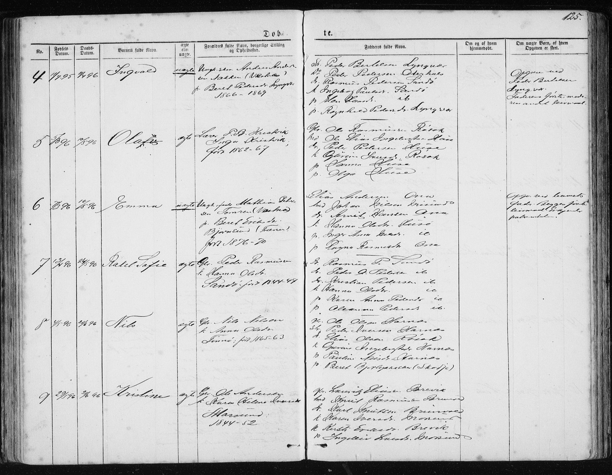 Ministerialprotokoller, klokkerbøker og fødselsregistre - Møre og Romsdal, AV/SAT-A-1454/561/L0732: Parish register (copy) no. 561C02, 1867-1900, p. 125