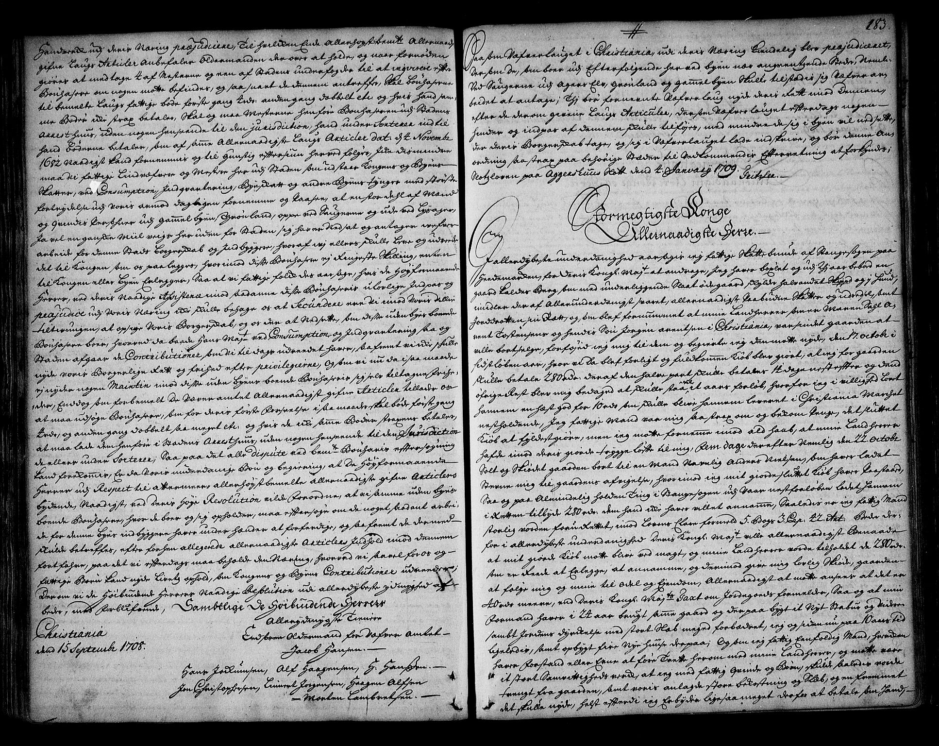 Stattholderembetet 1572-1771, AV/RA-EA-2870/Ag/L0001: Supplikasjons- og resolusjonsprotokoll, 1704-1710, p. 182b-183a