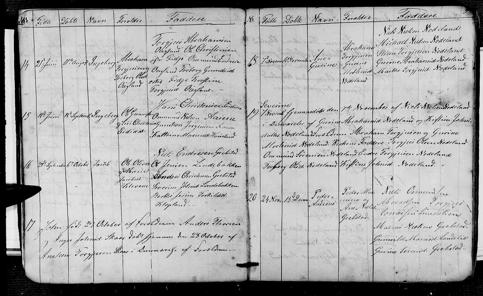 Søgne sokneprestkontor, AV/SAK-1111-0037/F/Fb/Fba/L0002: Parish register (copy) no. B 2, 1848-1873, p. 9