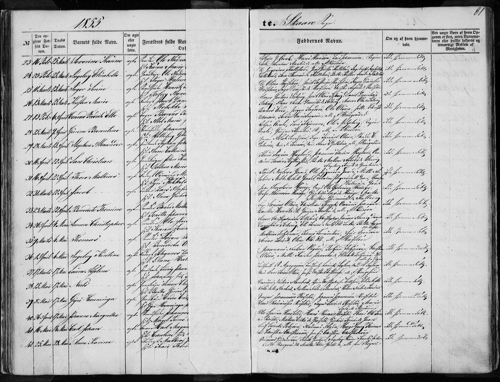 Torvastad sokneprestkontor, AV/SAST-A -101857/H/Ha/Haa/L0009: Parish register (official) no. A 9, 1847-1856, p. 82