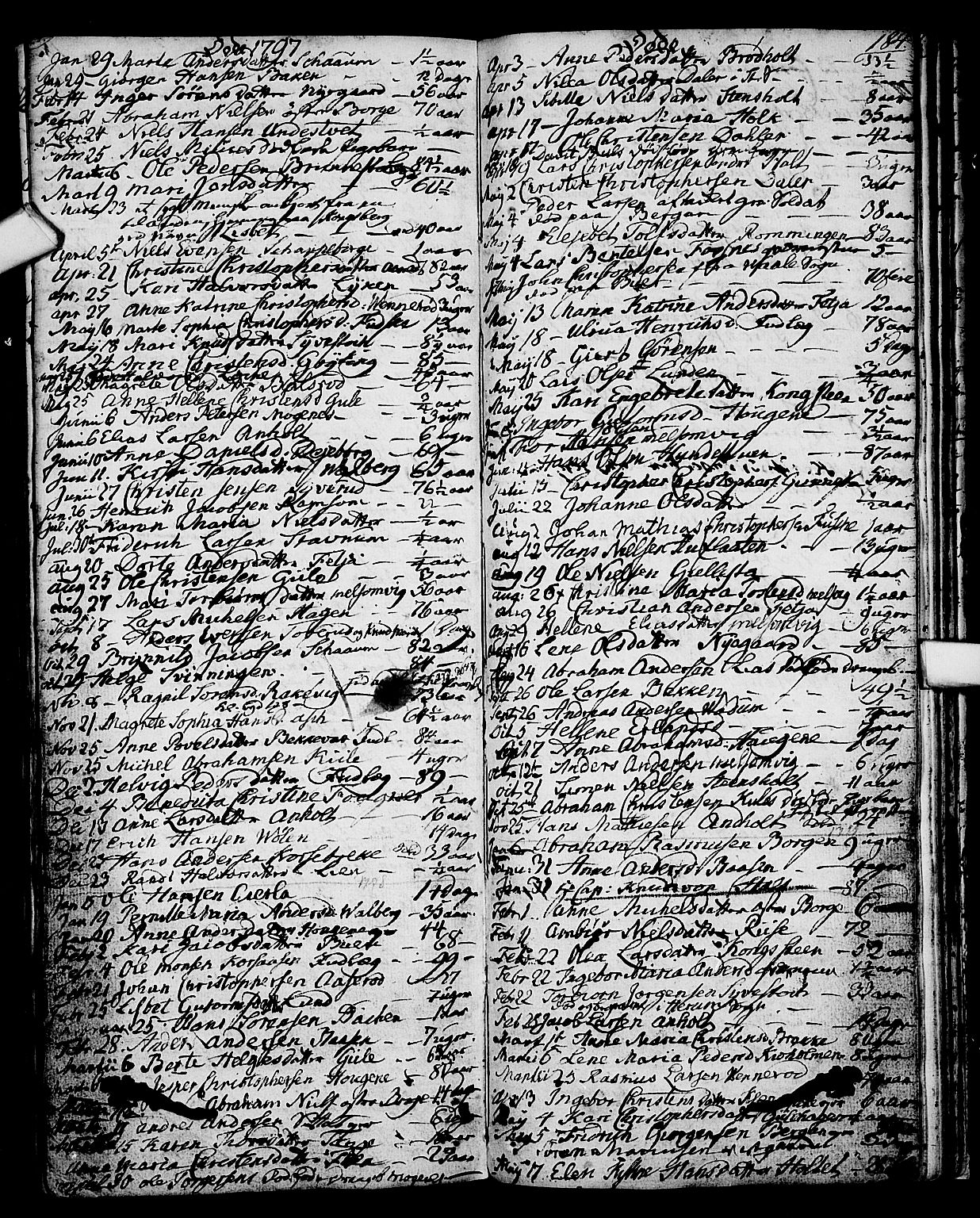 Stokke kirkebøker, SAKO/A-320/F/Fa/L0003: Parish register (official) no. I 3, 1771-1803, p. 184