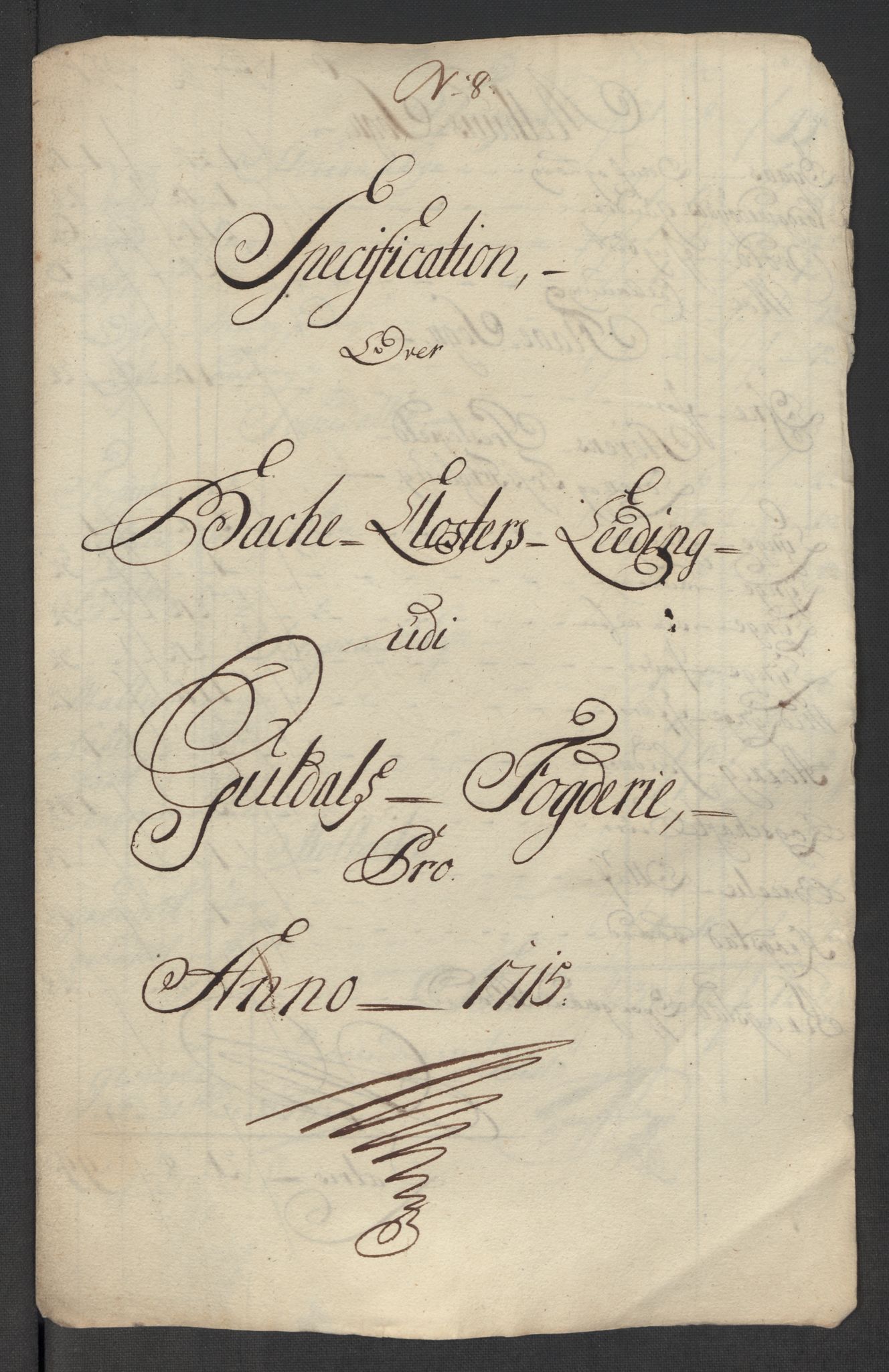 Rentekammeret inntil 1814, Reviderte regnskaper, Fogderegnskap, RA/EA-4092/R60/L3966: Fogderegnskap Orkdal og Gauldal, 1715, p. 534