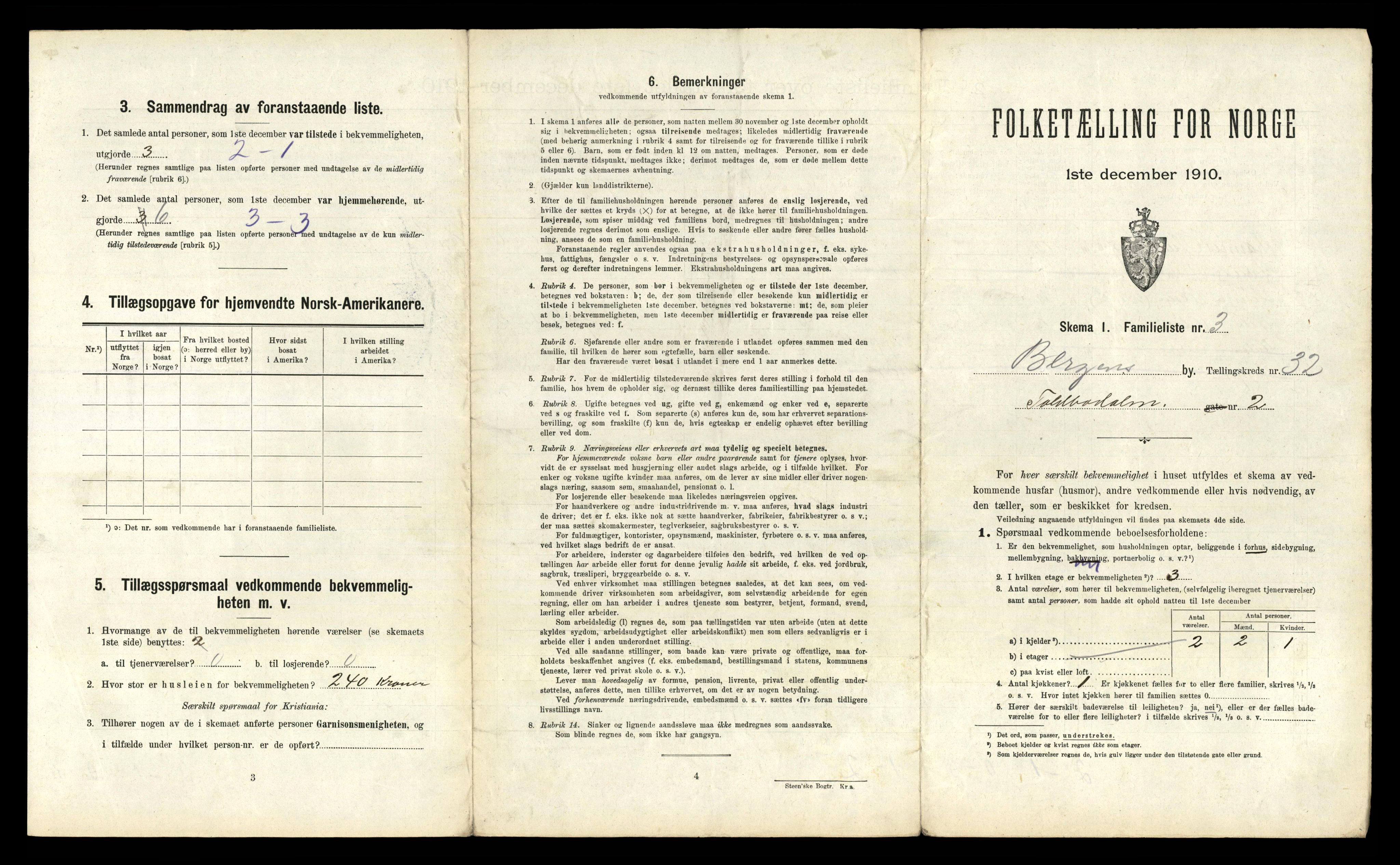 RA, 1910 census for Bergen, 1910, p. 10573