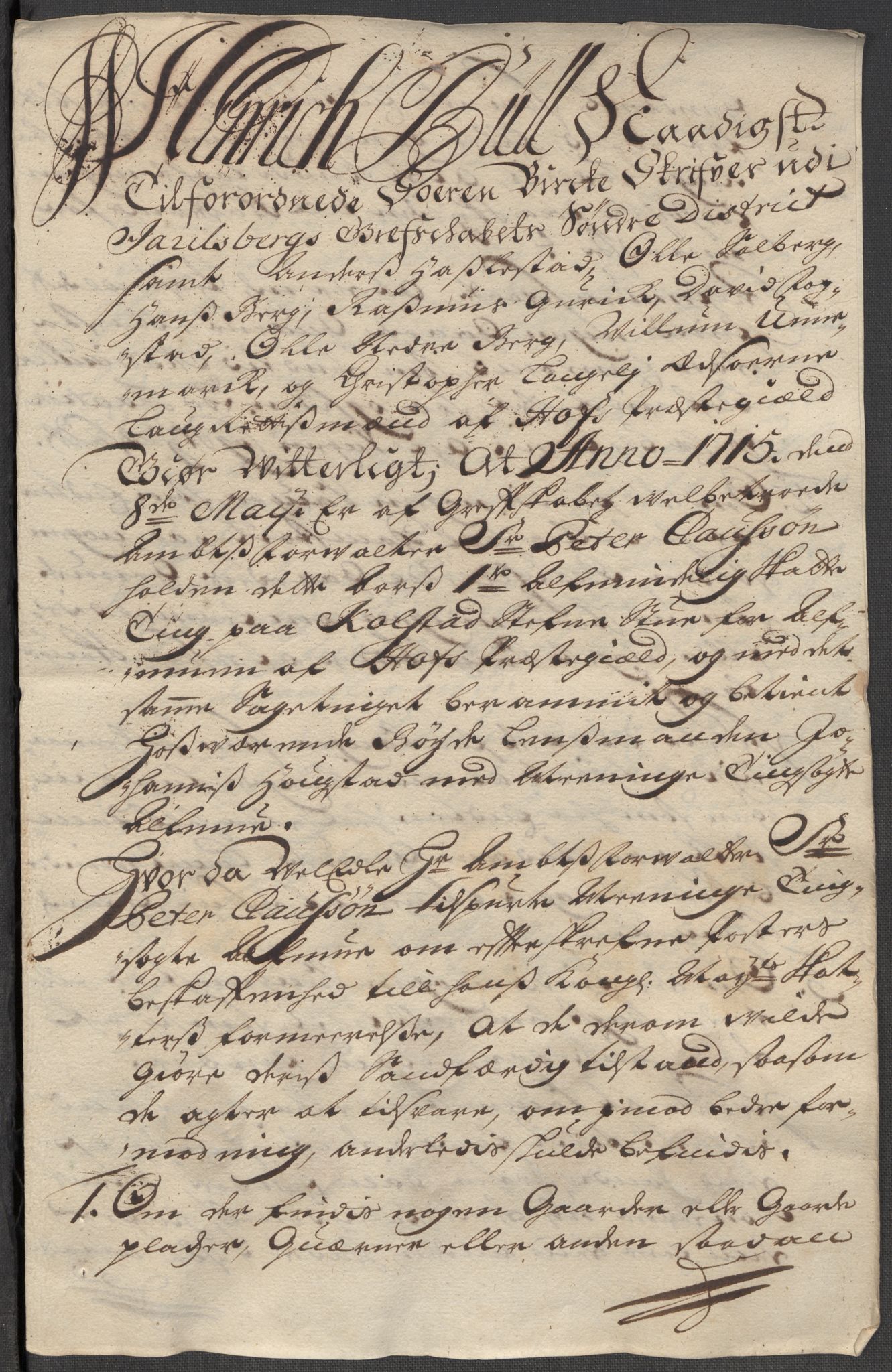 Rentekammeret inntil 1814, Reviderte regnskaper, Fogderegnskap, AV/RA-EA-4092/R32/L1879: Fogderegnskap Jarlsberg grevskap, 1714-1715, p. 368