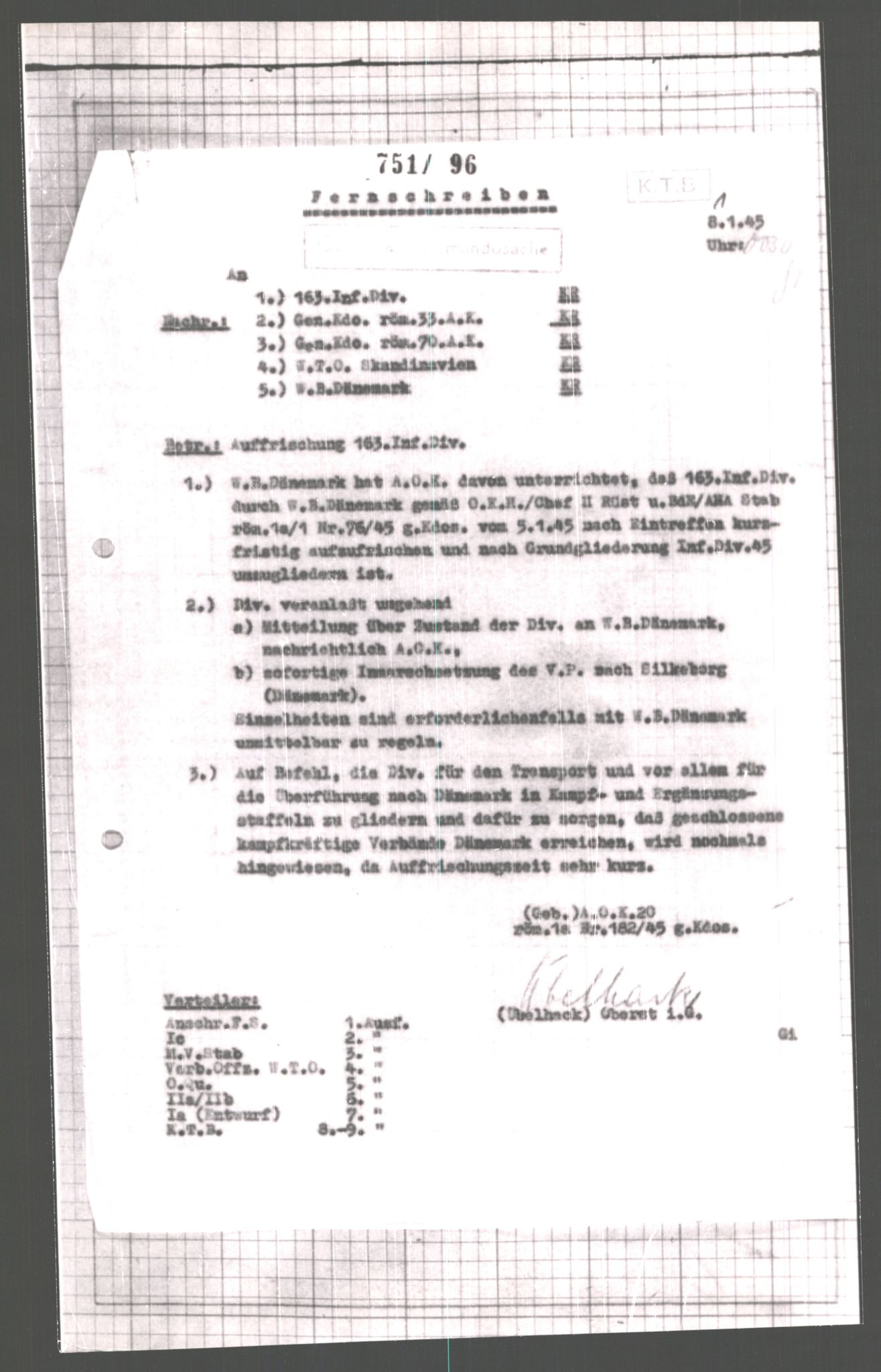 Forsvarets Overkommando. 2 kontor. Arkiv 11.4. Spredte tyske arkivsaker, AV/RA-RAFA-7031/D/Dar/Dara/L0006: Krigsdagbøker for 20. Gebirgs-Armee-Oberkommando (AOK 20), 1945, p. 232