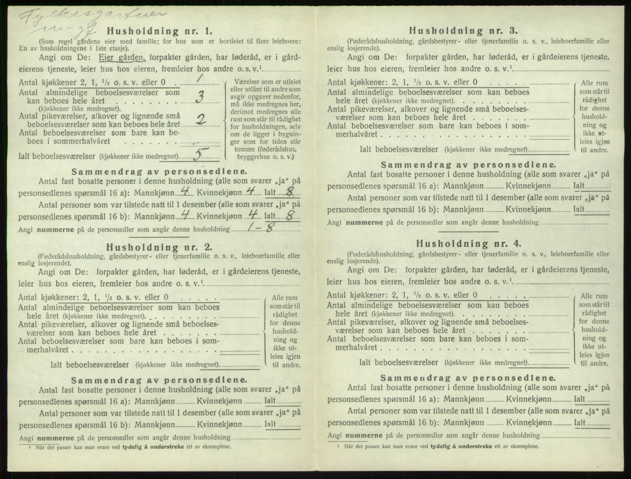 SAB, 1920 census for Sogndal, 1920, p. 220