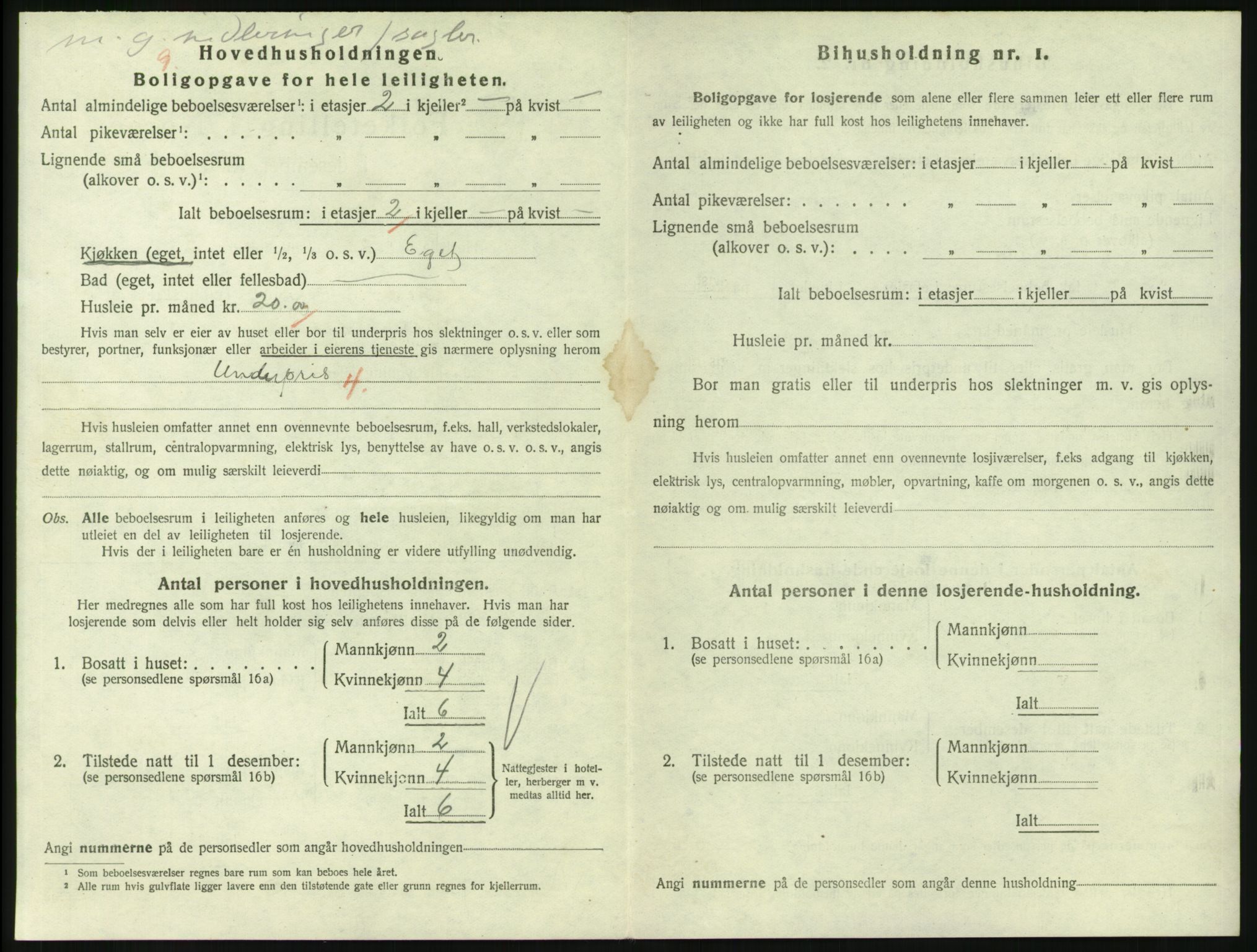 SAKO, 1920 census for Larvik, 1920, p. 3977