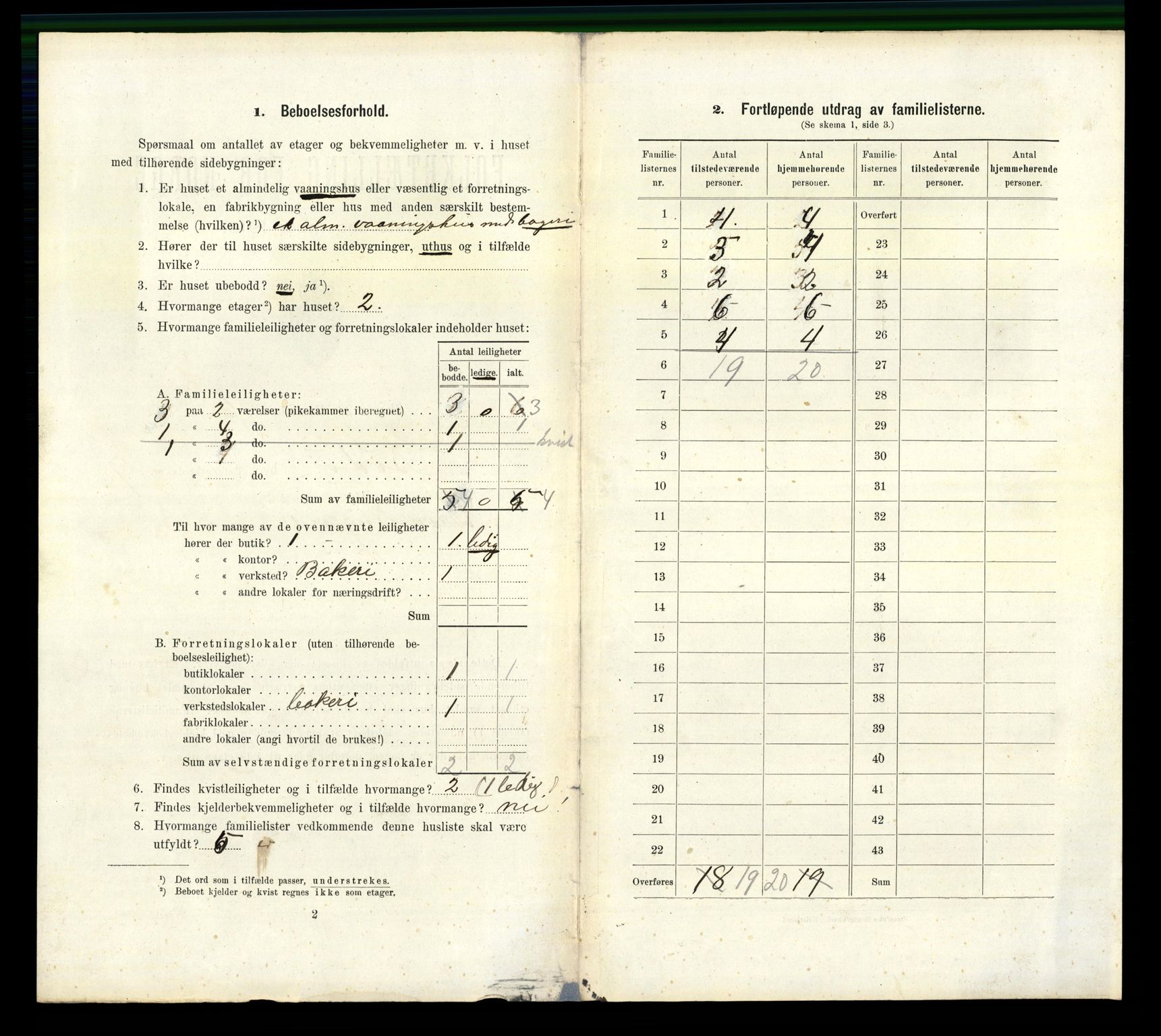 RA, 1910 census for Bodø, 1910, p. 2520