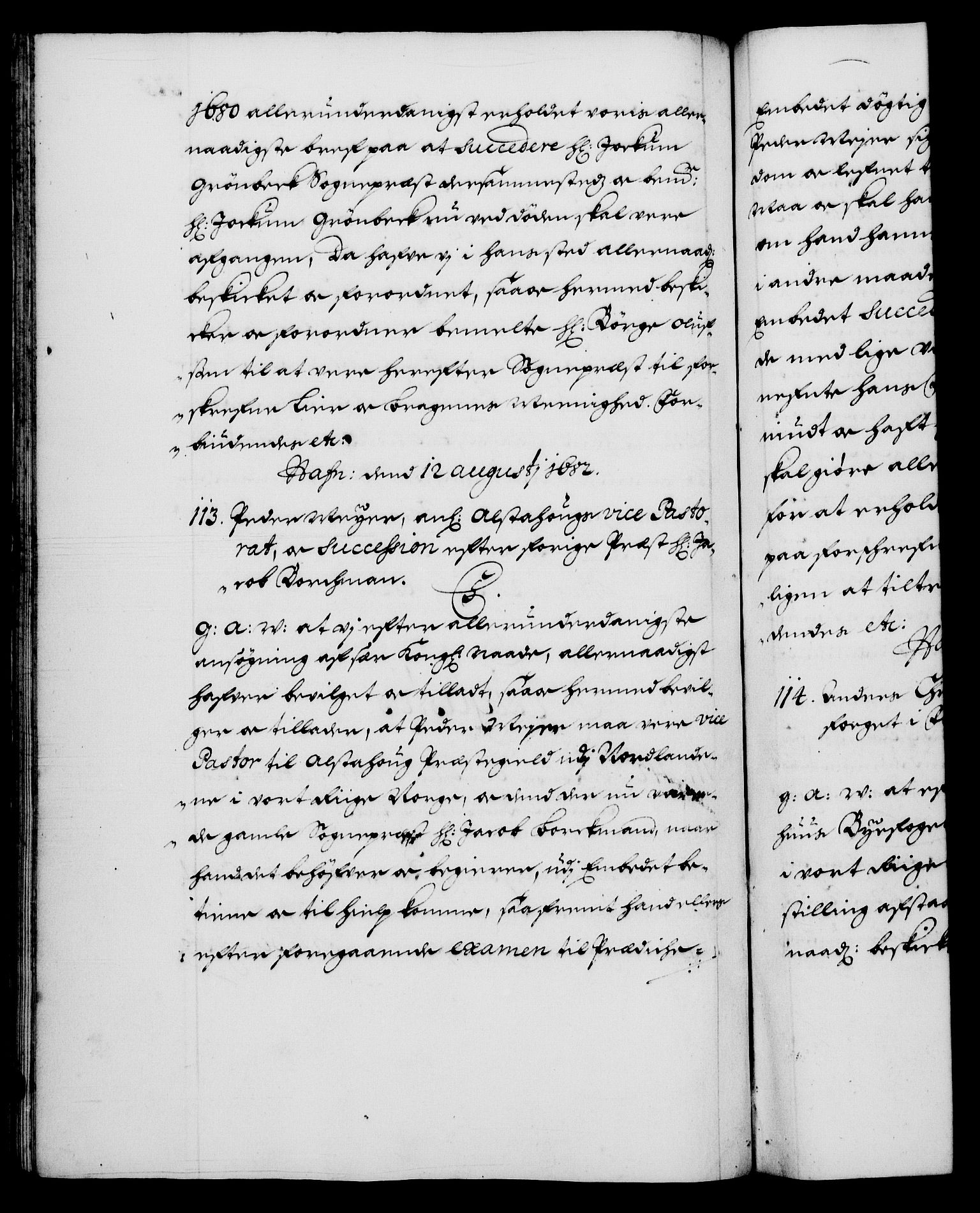 Danske Kanselli 1572-1799, RA/EA-3023/F/Fc/Fca/Fcaa/L0013: Norske registre (mikrofilm), 1681-1684, p. 225b