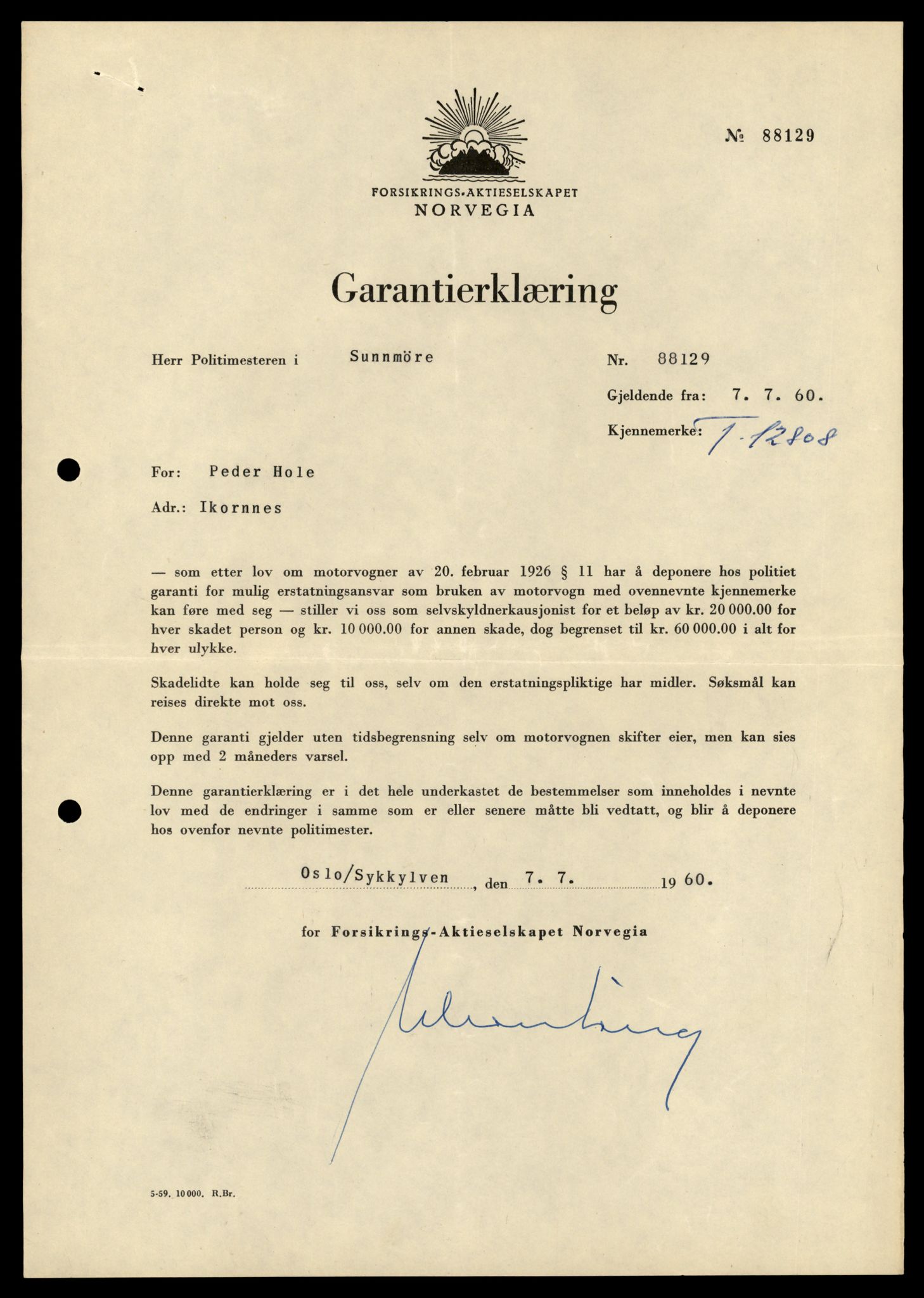 Møre og Romsdal vegkontor - Ålesund trafikkstasjon, AV/SAT-A-4099/F/Fe/L0035: Registreringskort for kjøretøy T 12653 - T 12829, 1927-1998, p. 2988