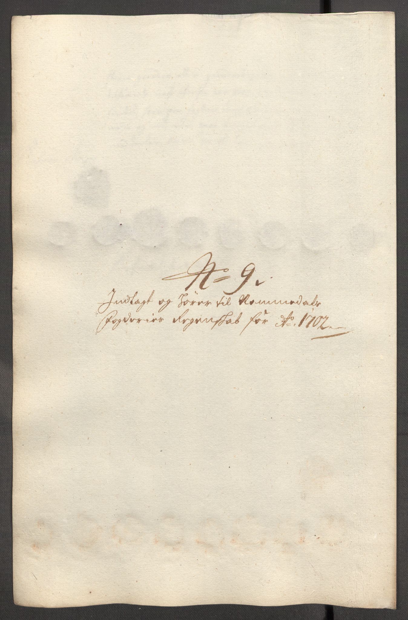 Rentekammeret inntil 1814, Reviderte regnskaper, Fogderegnskap, RA/EA-4092/R64/L4427: Fogderegnskap Namdal, 1701-1702, p. 312