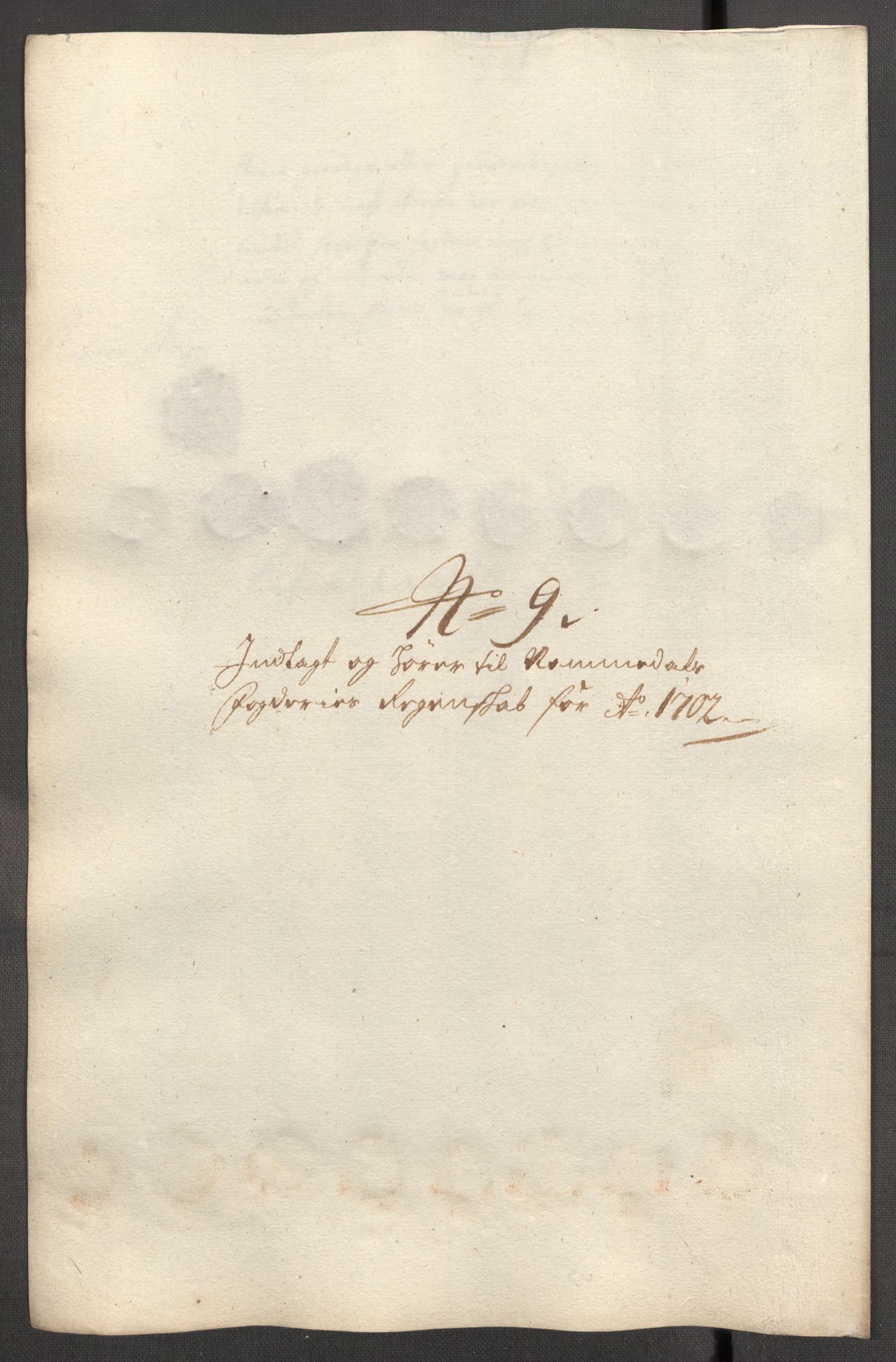 Rentekammeret inntil 1814, Reviderte regnskaper, Fogderegnskap, AV/RA-EA-4092/R64/L4427: Fogderegnskap Namdal, 1701-1702, p. 312