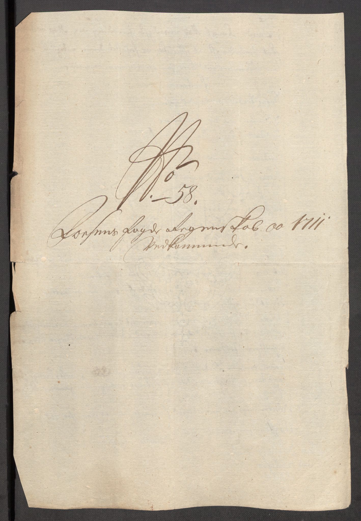 Rentekammeret inntil 1814, Reviderte regnskaper, Fogderegnskap, AV/RA-EA-4092/R57/L3860: Fogderegnskap Fosen, 1711, p. 121