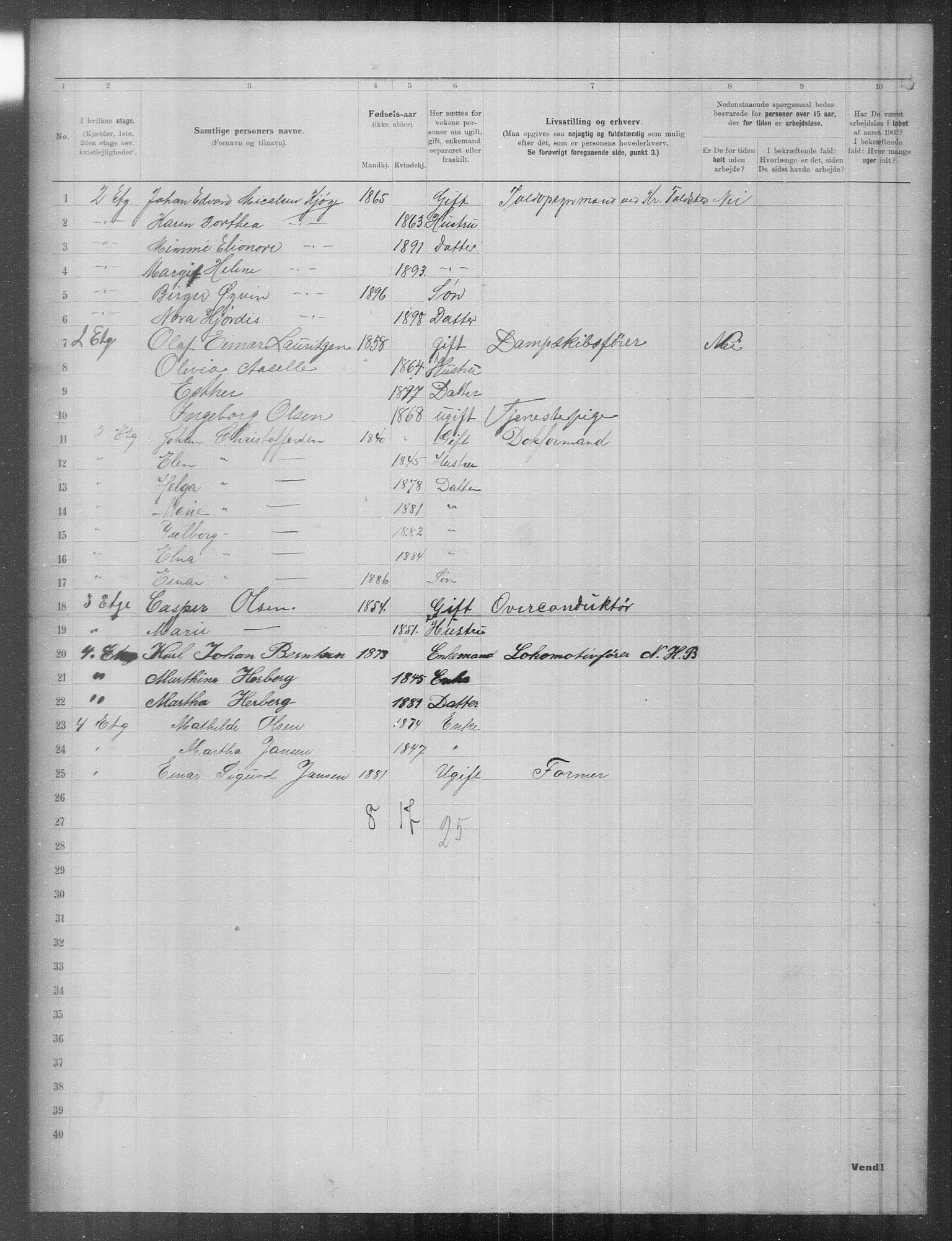 OBA, Municipal Census 1903 for Kristiania, 1903, p. 9428