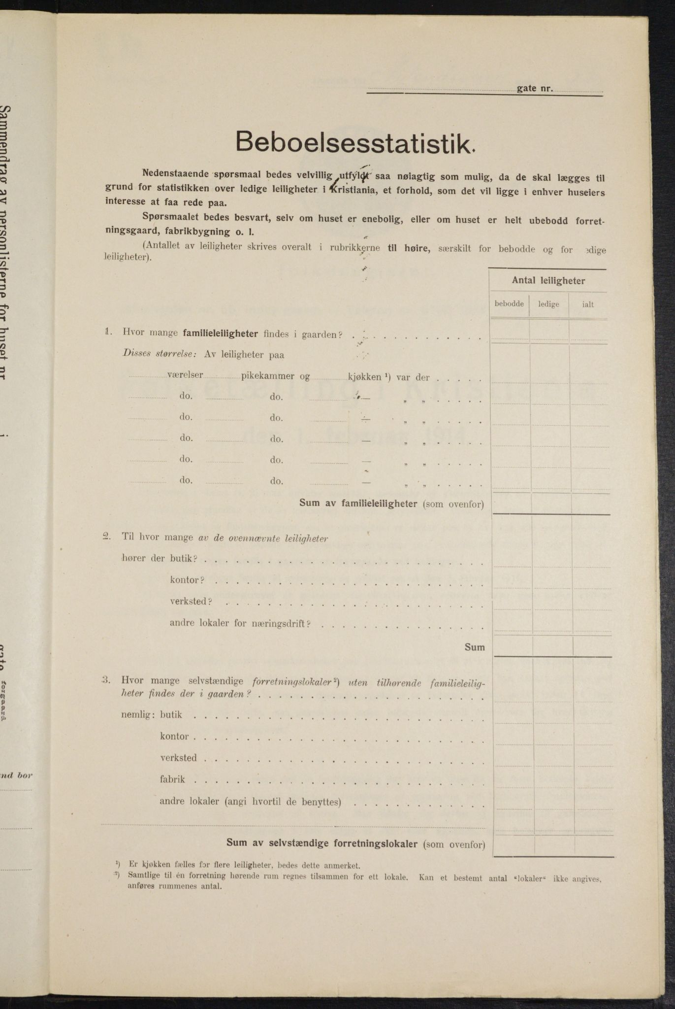 OBA, Municipal Census 1914 for Kristiania, 1914, p. 74014