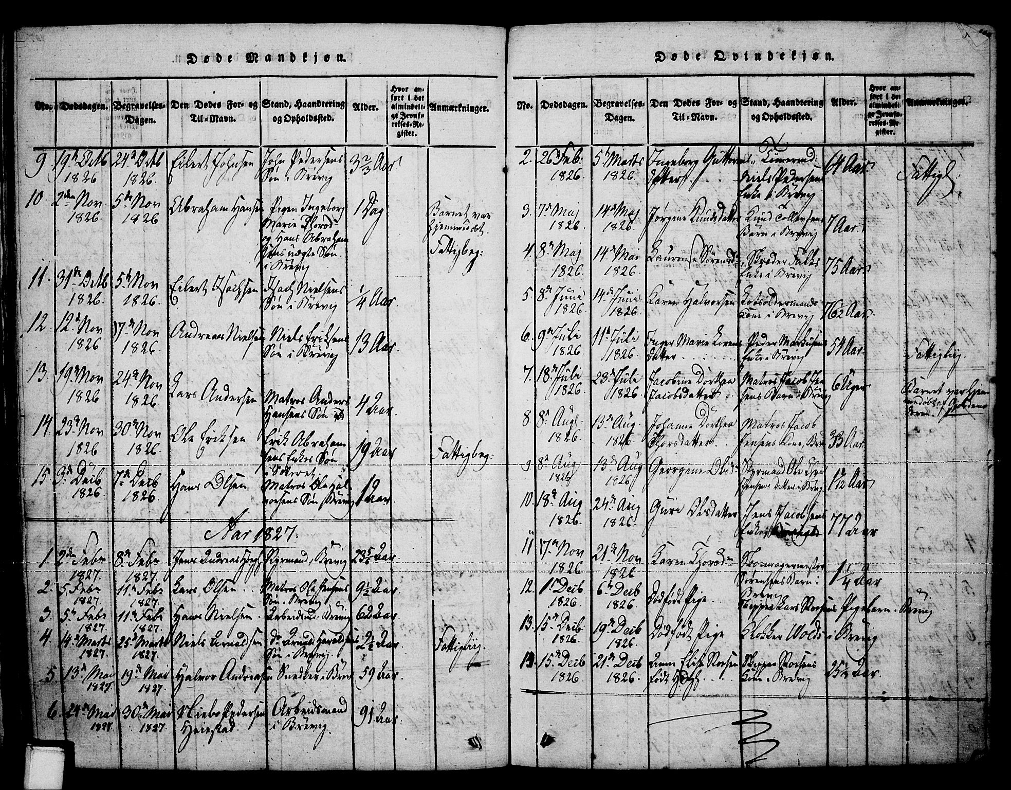 Brevik kirkebøker, SAKO/A-255/F/Fa/L0004: Parish register (official) no. 4, 1814-1846, p. 108
