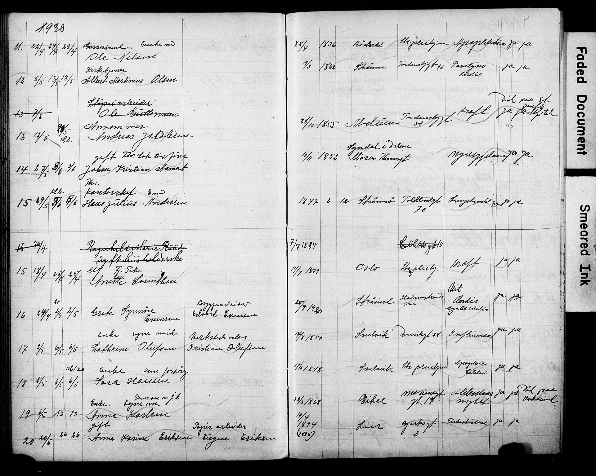 Strømsø kirkebøker, AV/SAKO-A-246/Y/Ya/L0008: Parish register draft no. I 8, 1916-1931