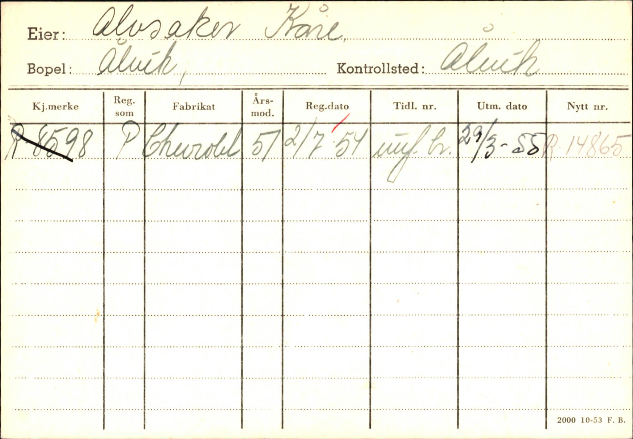 Statens vegvesen, Hordaland vegkontor, AV/SAB-A-5201/2/Ha/L0001: R-eierkort A, 1920-1971, p. 686