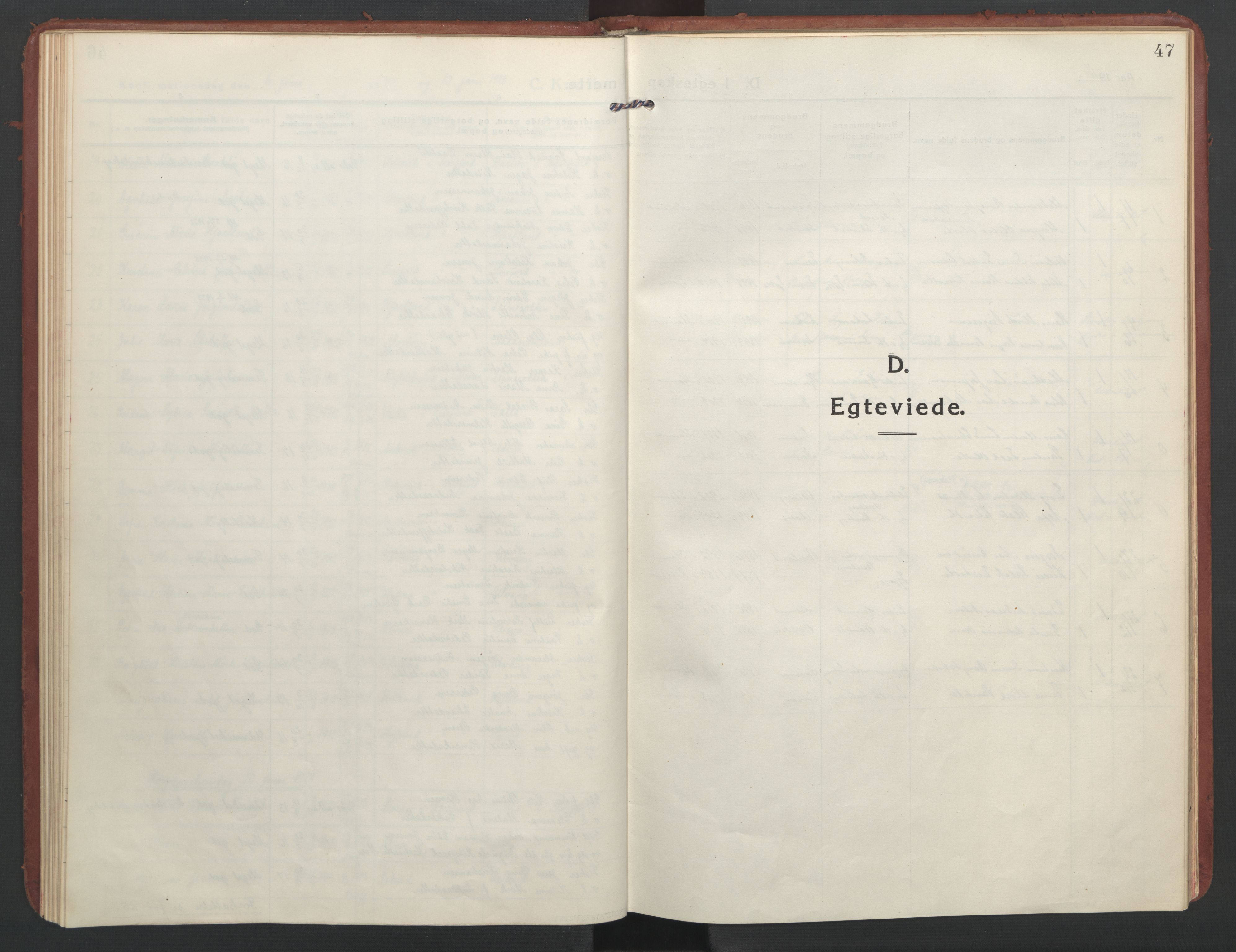 Ministerialprotokoller, klokkerbøker og fødselsregistre - Nordland, SAT/A-1459/832/L0492: Parish register (official) no. 832A01, 1916-1934, p. 47