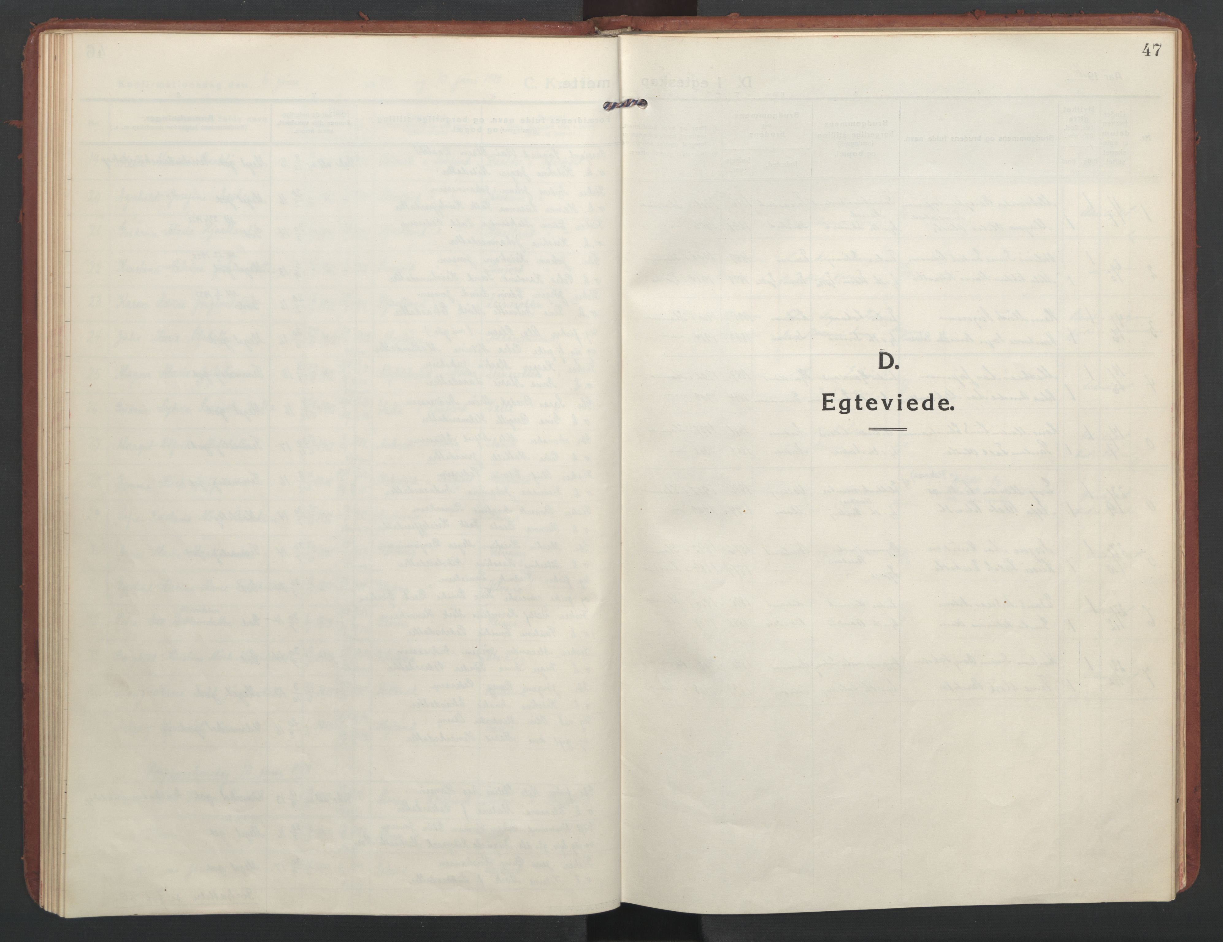 Ministerialprotokoller, klokkerbøker og fødselsregistre - Nordland, AV/SAT-A-1459/832/L0492: Parish register (official) no. 832A01, 1916-1934, p. 47