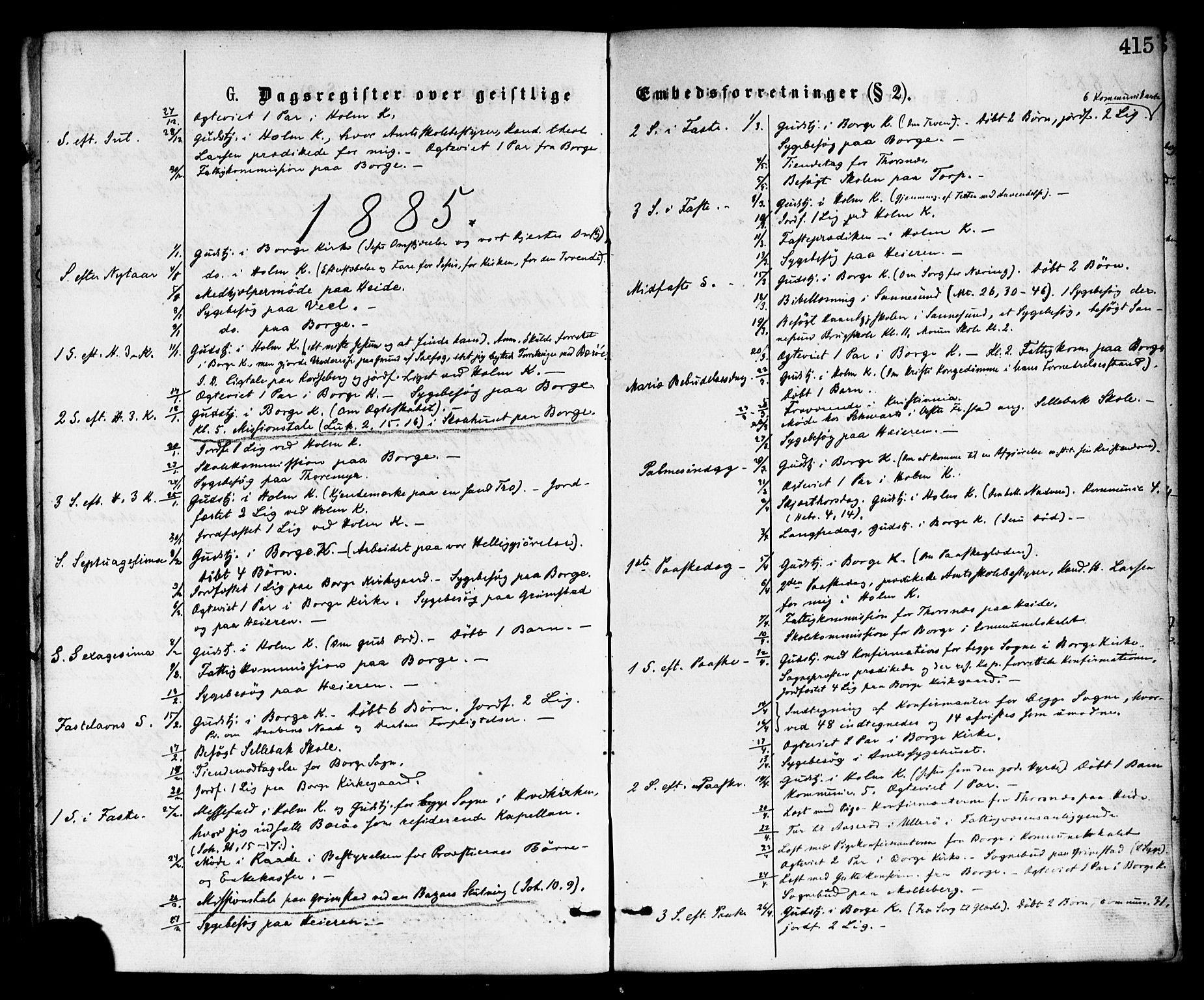 Borge prestekontor Kirkebøker, SAO/A-10903/F/Fa/L0007: Parish register (official) no. I 7, 1875-1886, p. 415