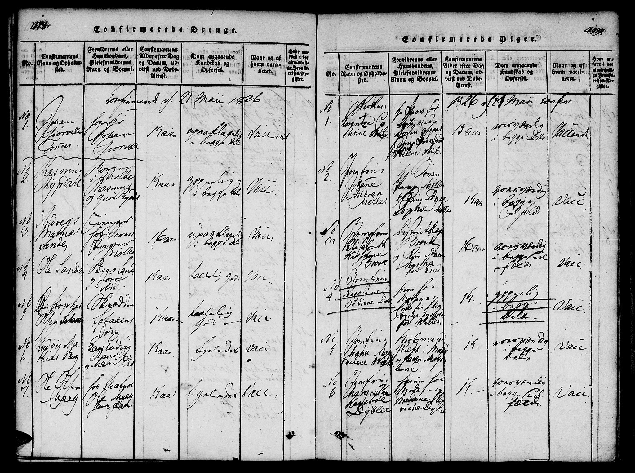 Ministerialprotokoller, klokkerbøker og fødselsregistre - Møre og Romsdal, SAT/A-1454/558/L0688: Parish register (official) no. 558A02, 1818-1843, p. 478-479