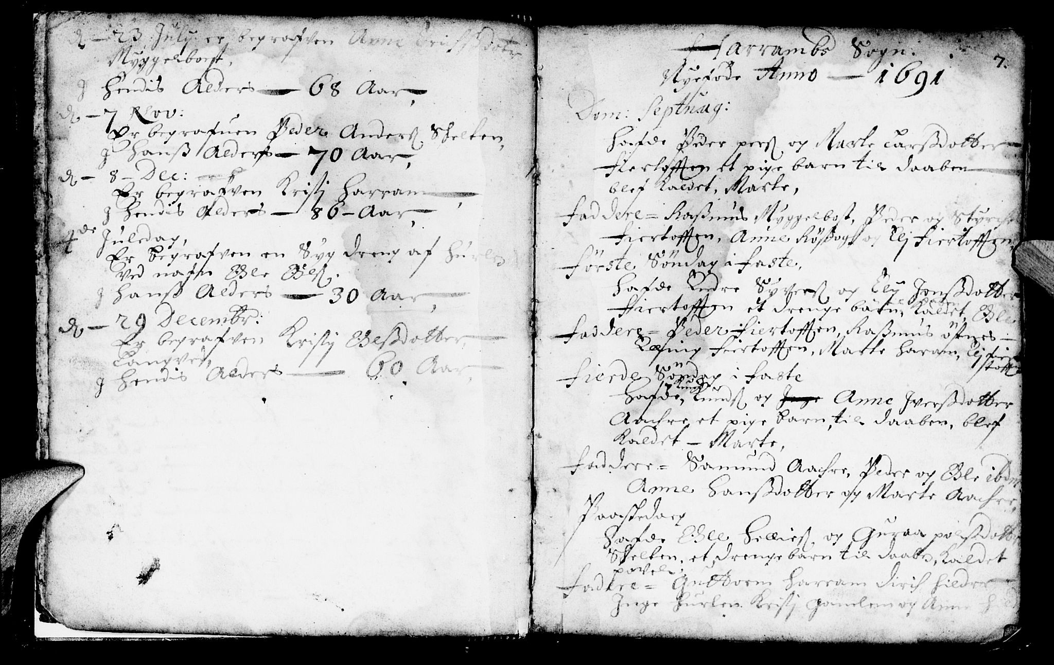Ministerialprotokoller, klokkerbøker og fødselsregistre - Møre og Romsdal, SAT/A-1454/536/L0491: Parish register (official) no. 536A01 /1, 1689-1737, p. 7