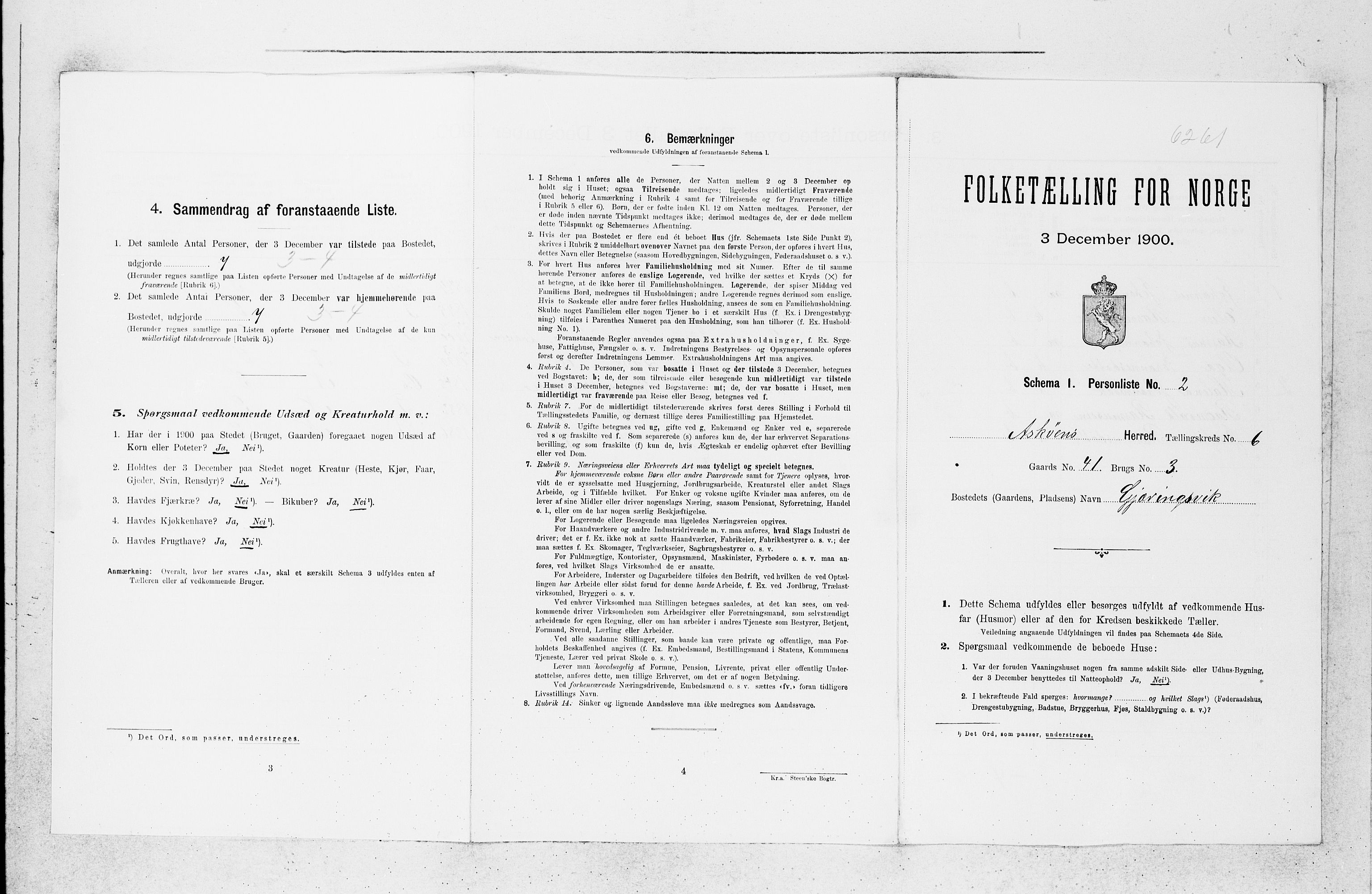 SAB, 1900 census for Askøy, 1900, p. 785