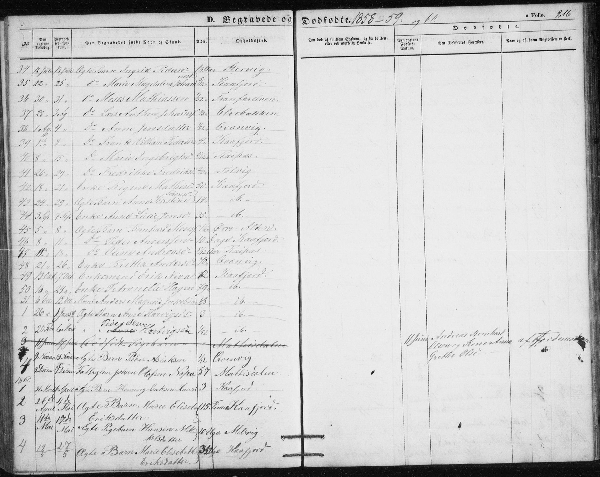Alta sokneprestkontor, SATØ/S-1338/H/Hb/L0002.klokk: Parish register (copy) no. 2, 1856-1880, p. 216