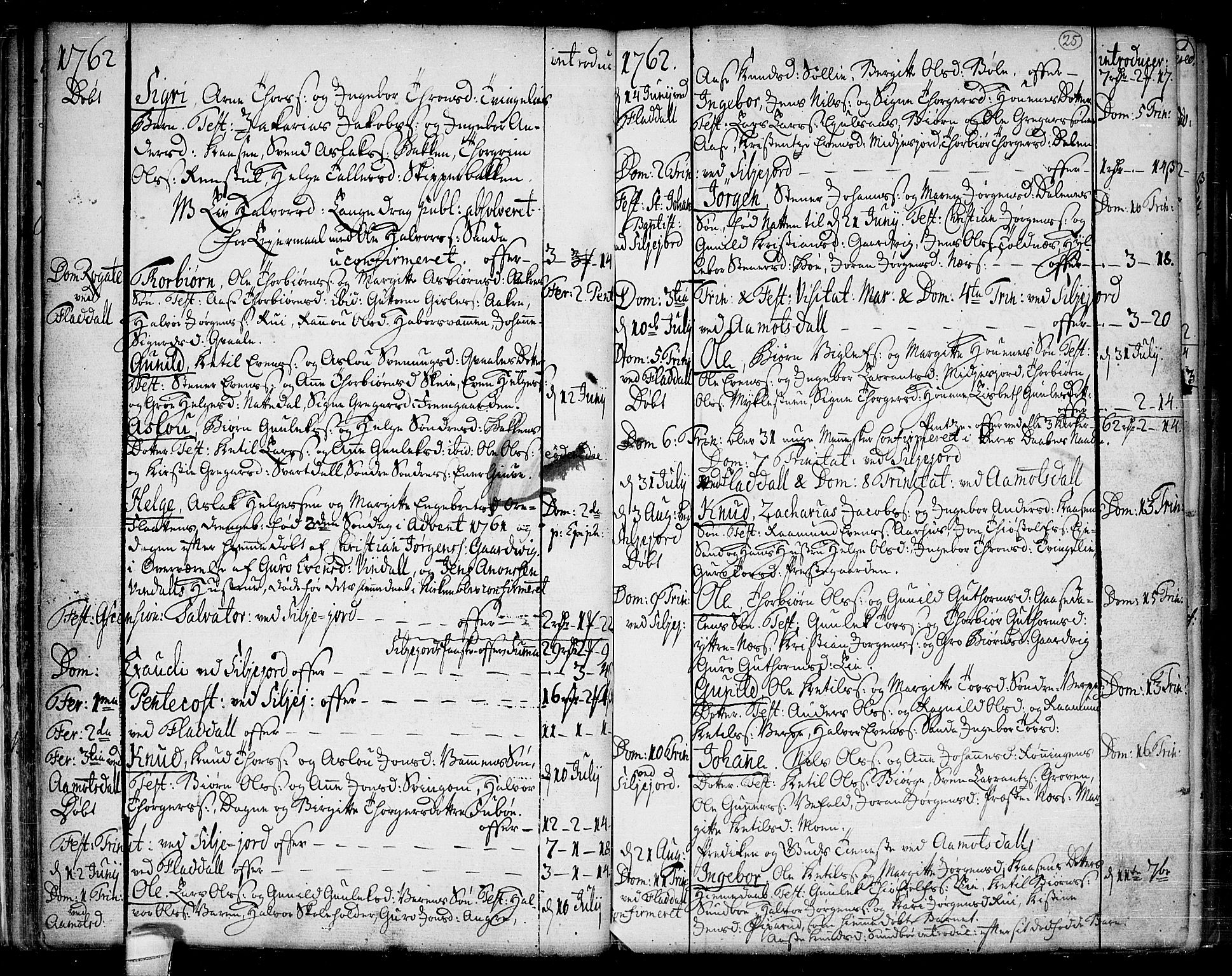 Seljord kirkebøker, AV/SAKO-A-20/F/Fa/L0007: Parish register (official) no. I 7, 1755-1800, p. 25