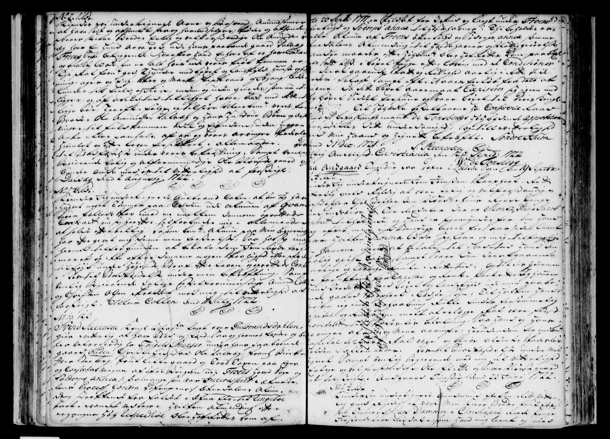 Sorenskriverier i Gudbrandsdalen, SAH/TING-036/H/Hb/L0001: Mortgage book no. 1, 1720-1726, p. 83