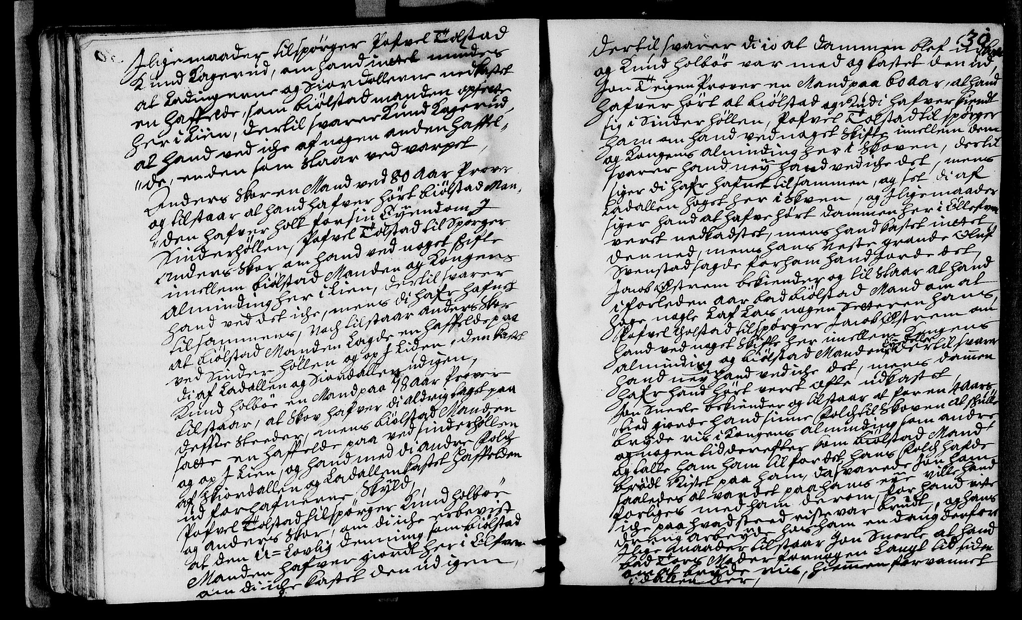 Sorenskriverier i Gudbrandsdalen, AV/SAH-TING-036/G/Gb/Gba/L0030: Tingbok - Nord-Gudbrandsdal, 1702, p. 29b-30a