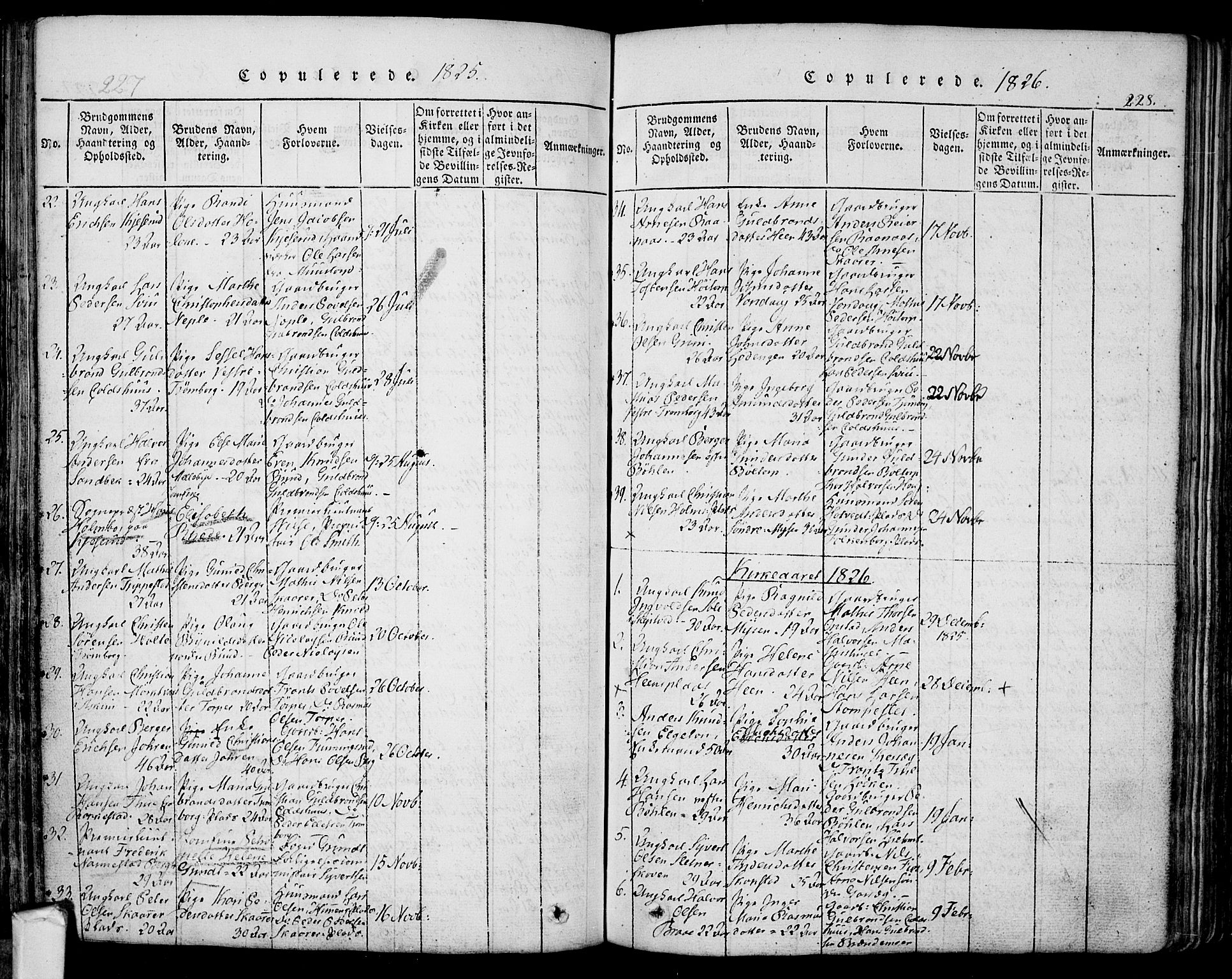 Eidsberg prestekontor Kirkebøker, SAO/A-10905/F/Fa/L0007: Parish register (official) no. I 7, 1814-1832, p. 228