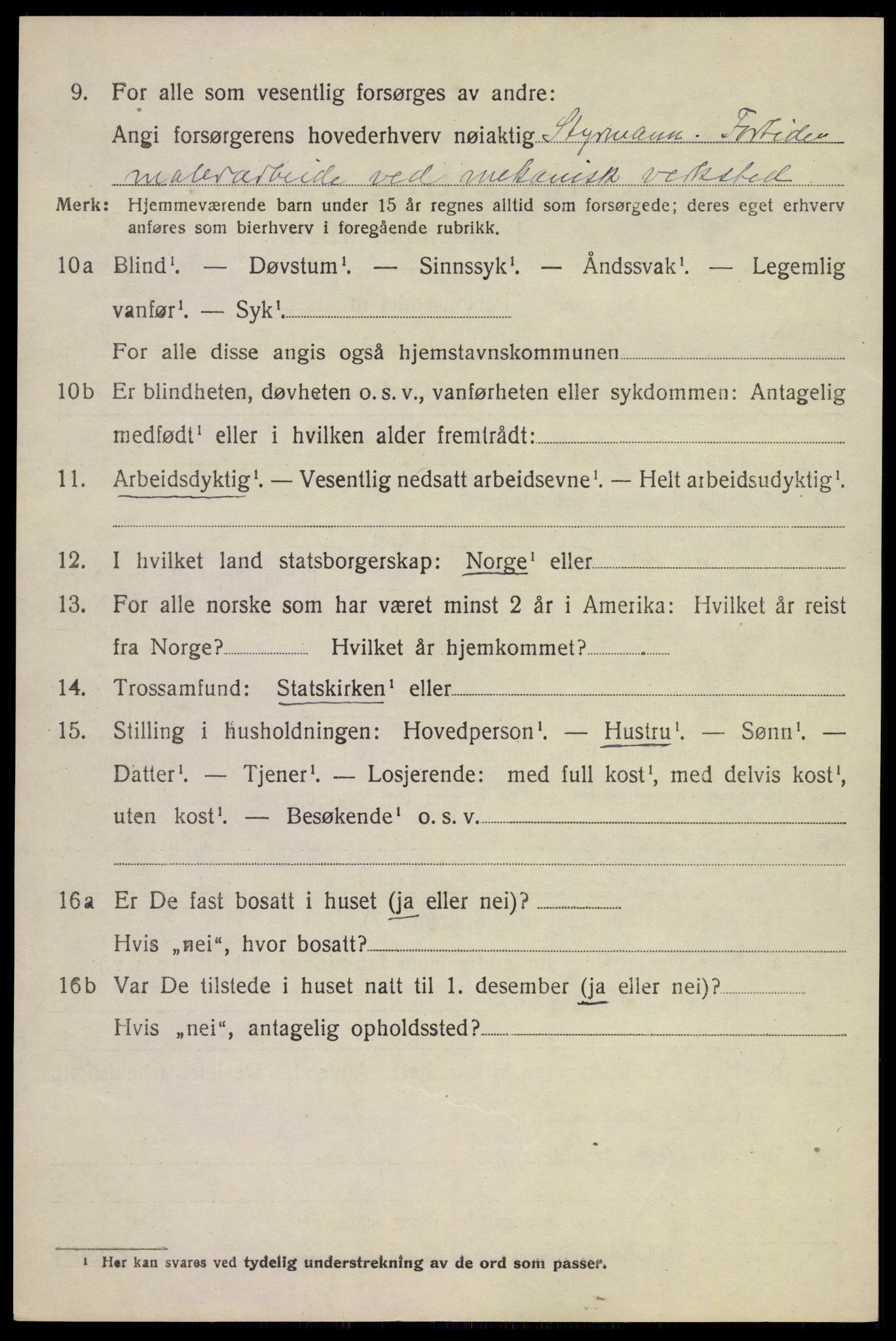 SAKO, 1920 census for Nøtterøy, 1920, p. 2846