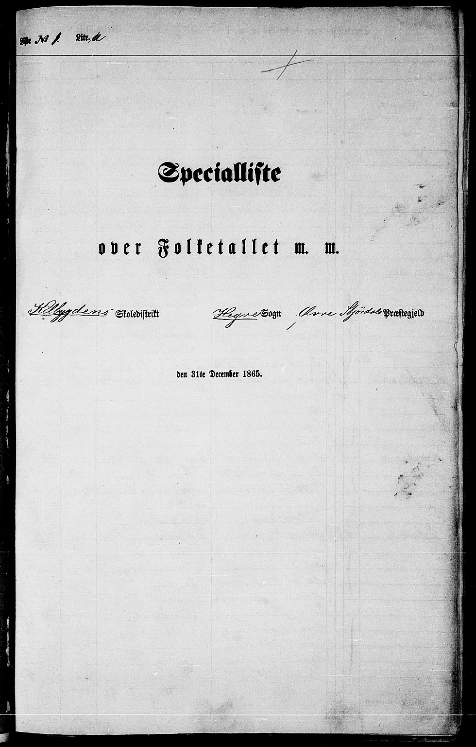 RA, 1865 census for Øvre Stjørdal, 1865, p. 10