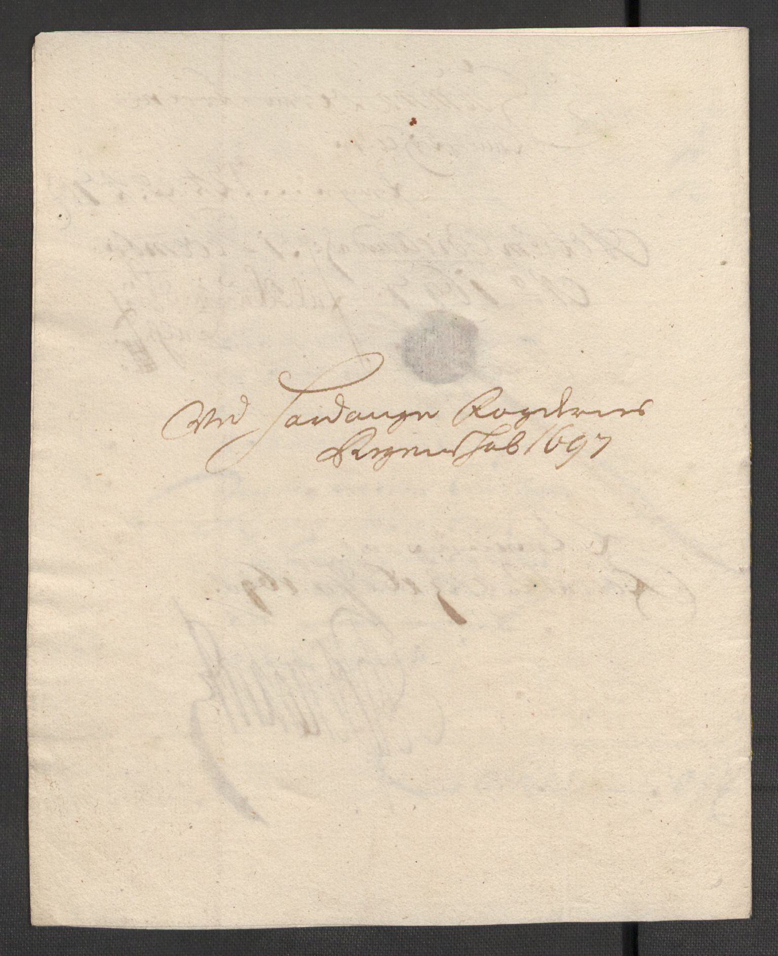 Rentekammeret inntil 1814, Reviderte regnskaper, Fogderegnskap, AV/RA-EA-4092/R48/L2977: Fogderegnskap Sunnhordland og Hardanger, 1697-1698, p. 167