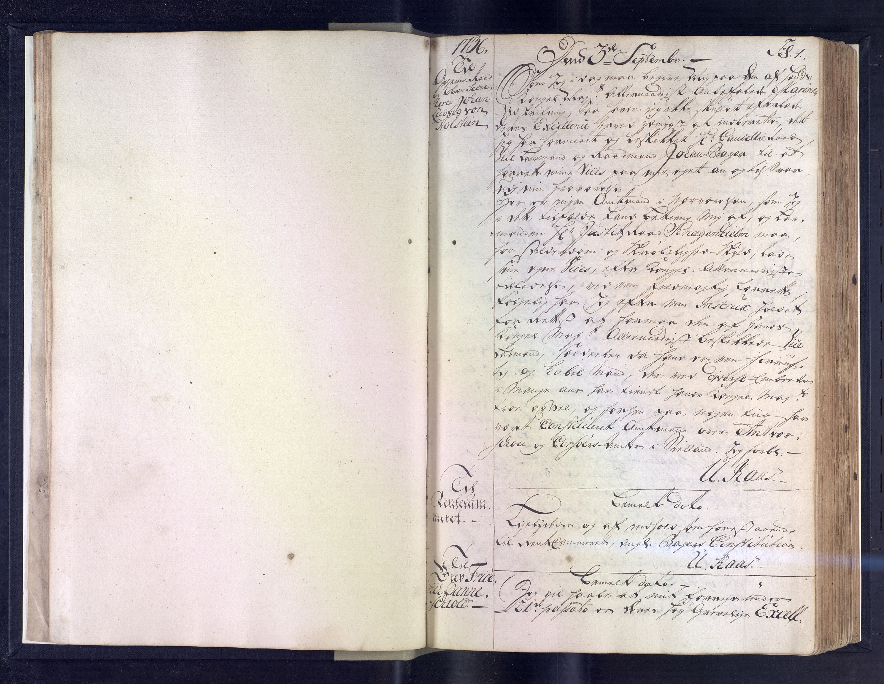 Stiftamtmannen i Bergen, SAB/A-100006/B/Ba/L0008: Lnr.58 - utanstifts, 1736-1738