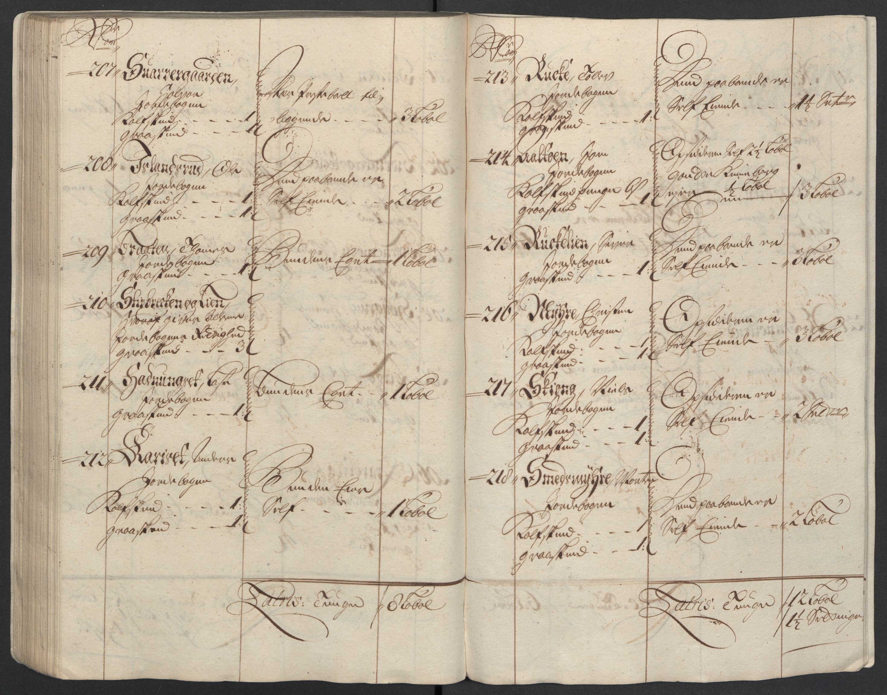 Rentekammeret inntil 1814, Reviderte regnskaper, Fogderegnskap, AV/RA-EA-4092/R23/L1469: Fogderegnskap Ringerike og Hallingdal, 1711, p. 110