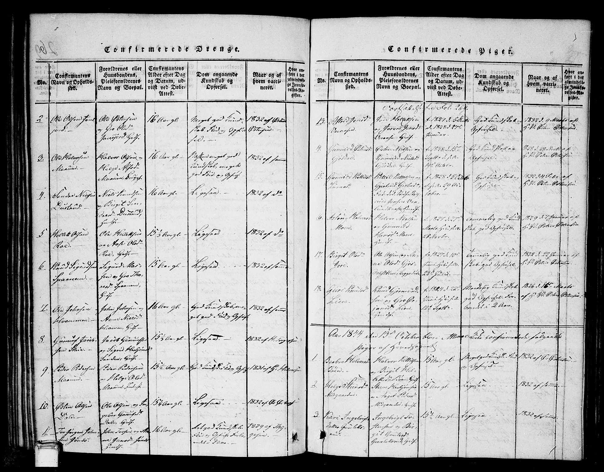 Tinn kirkebøker, SAKO/A-308/G/Gb/L0001: Parish register (copy) no. II 1 /2, 1837-1850