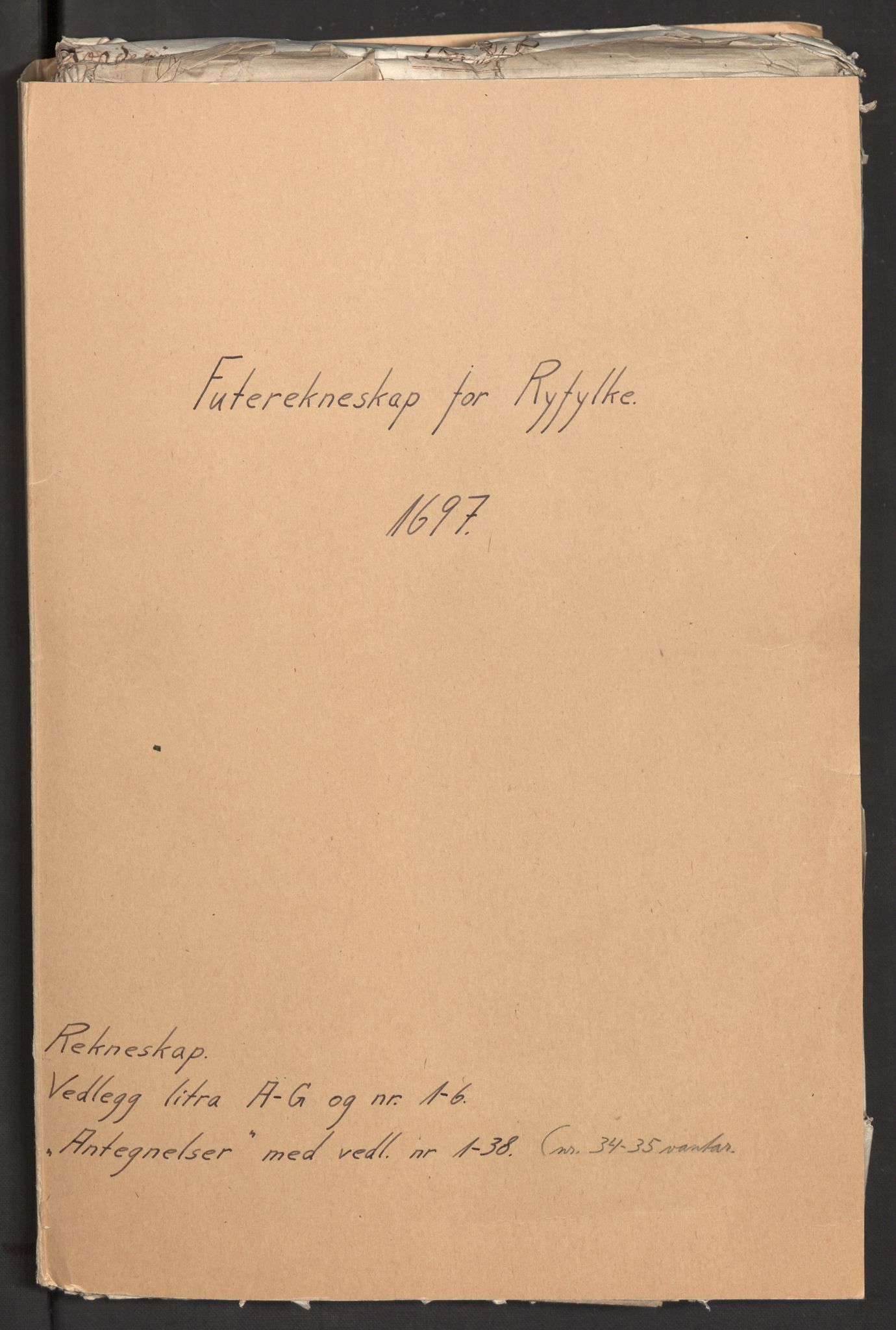 Rentekammeret inntil 1814, Reviderte regnskaper, Fogderegnskap, RA/EA-4092/R47/L2858: Fogderegnskap Ryfylke, 1697-1700, p. 2
